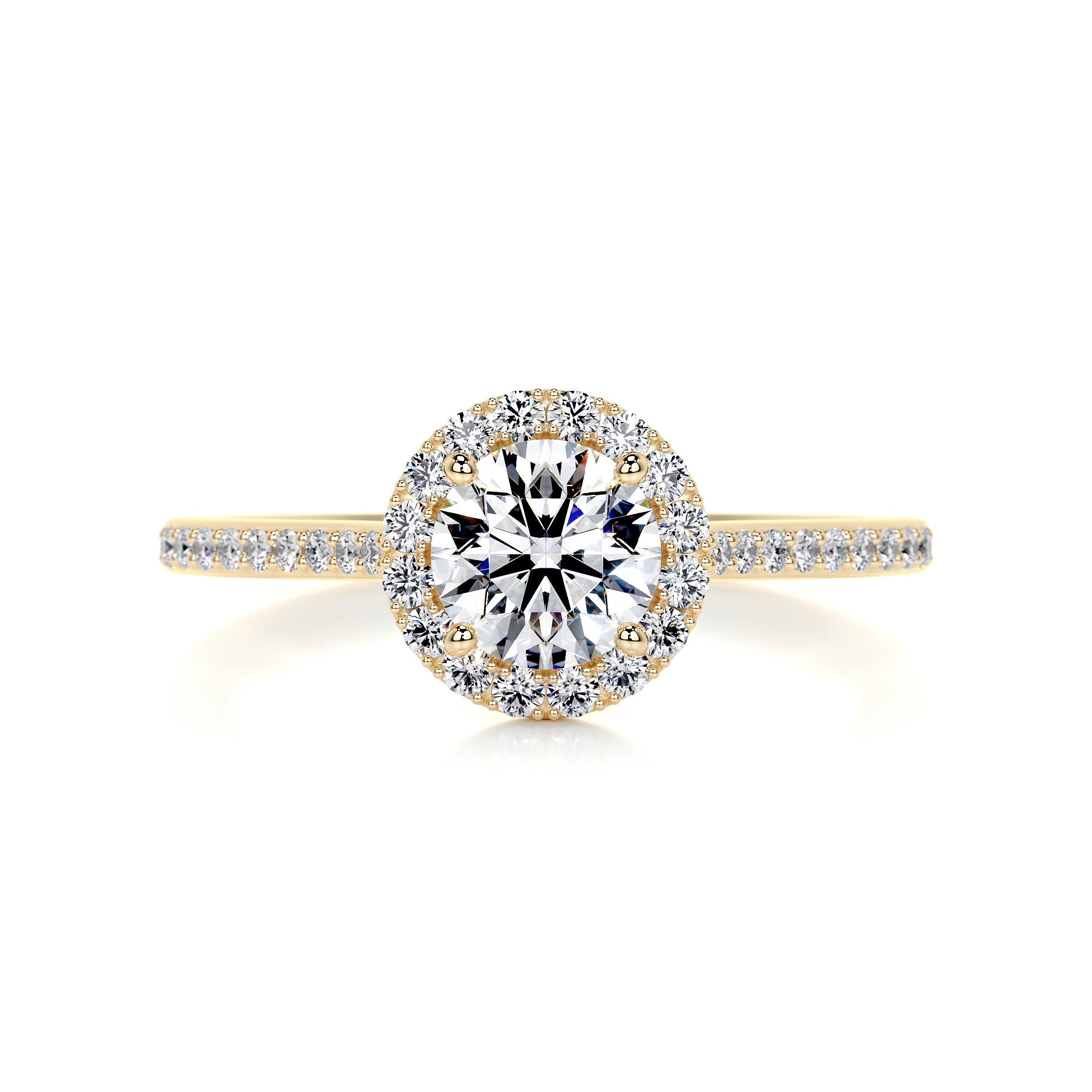 Layla Diamond Engagement Ring -18K Yellow Gold、mySite、hinf8tx79