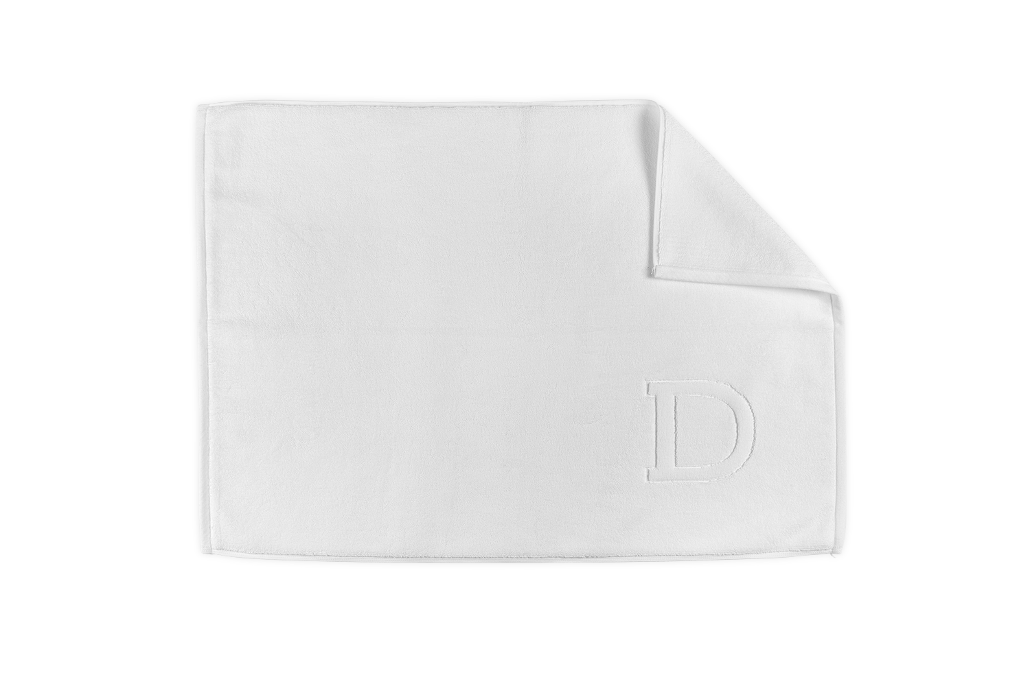  Matouk Auberge Monogrammed Bath Mat、mySite、elrpsem3k