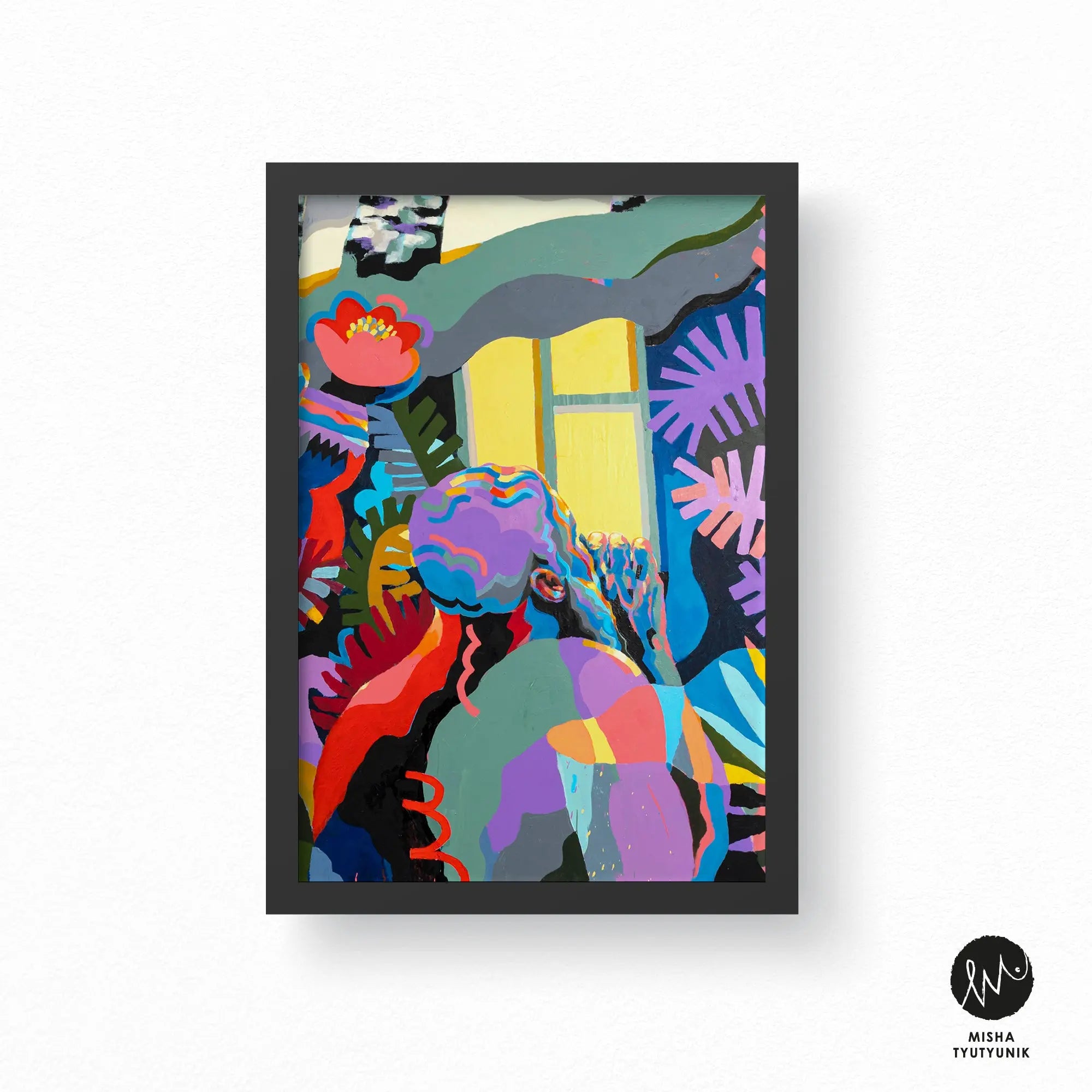 Well Woven x Misha Tyutyunik Sunday Jungle Home Multi-Color Rug、mySite、gigharbornorthrealestate