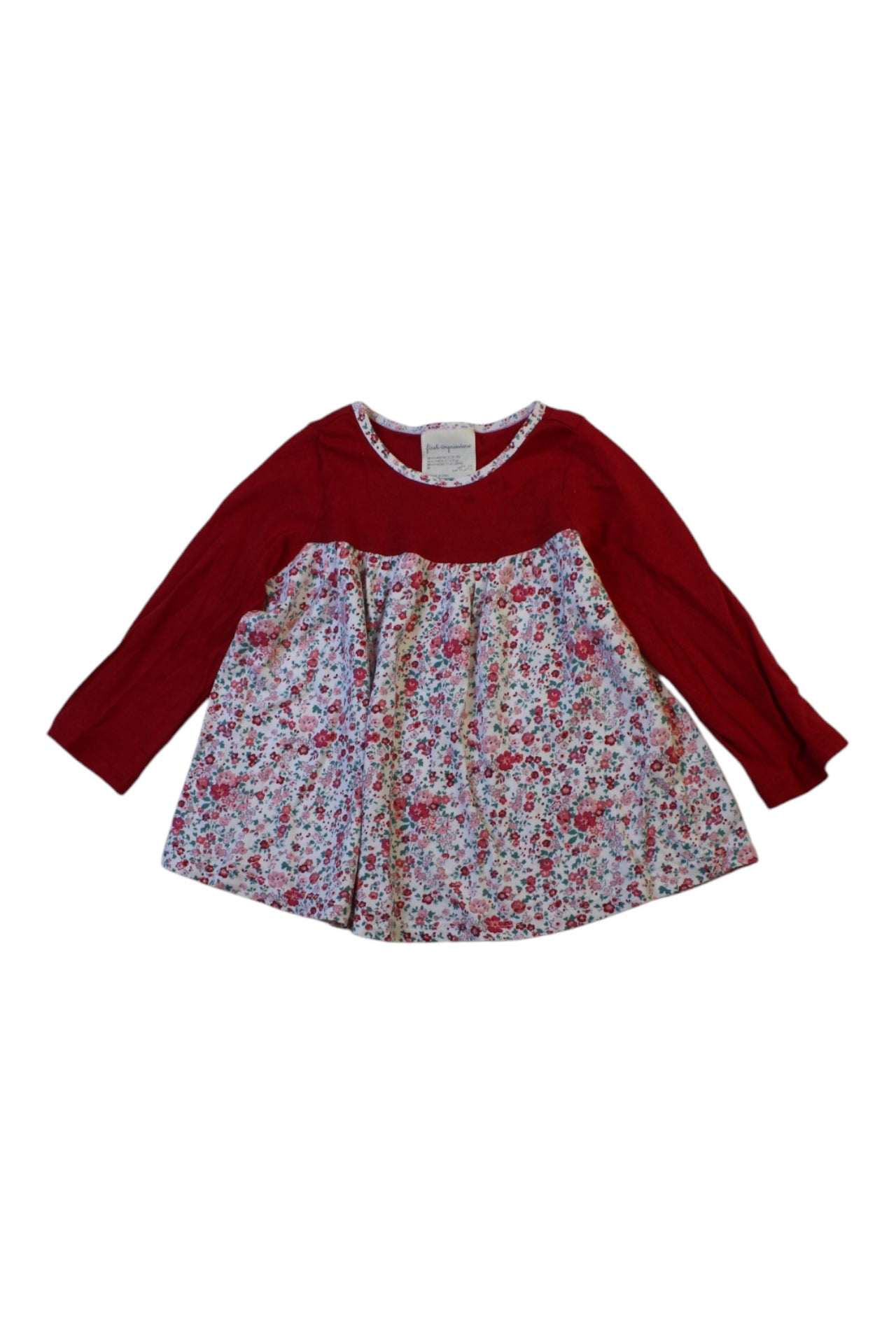 First Impressions Floral Long Sleeve Dress 6-12M、mySite、g9winljtr