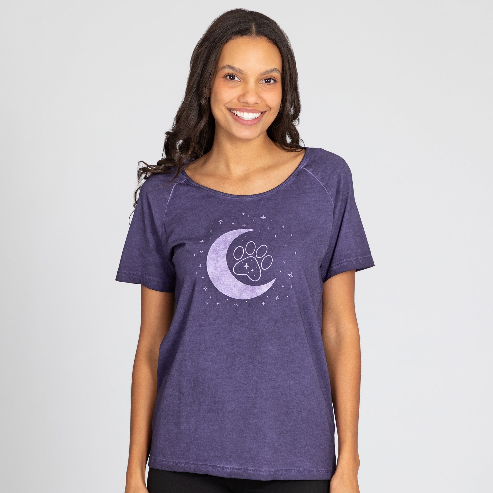 Pet & Moon Acid Wash Tee、mySite、camillekostekn