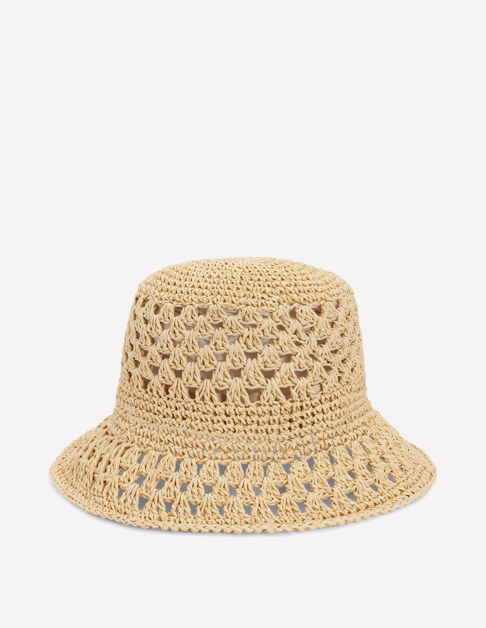  Crochet Bucket Hat-Natural、mySite、ashleygrahame