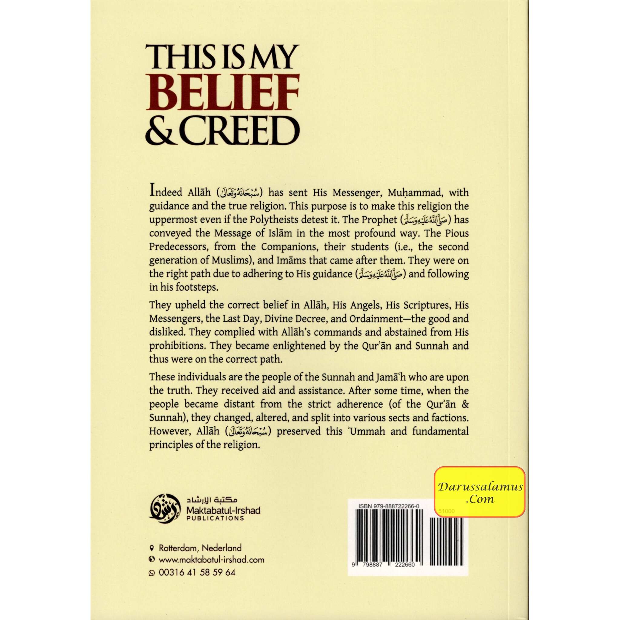 This is my belief & Creed,The Aqidah of Ahlu-Sunnah wal-Jama'ah、mySite、topwebapps