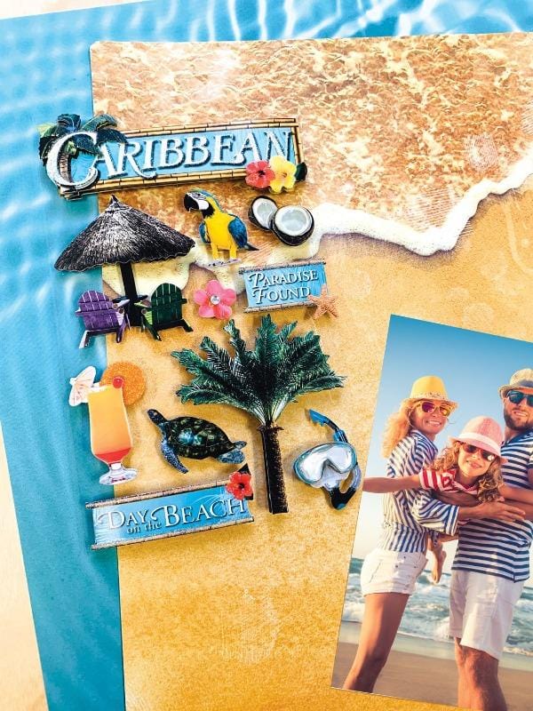  Scrapbook Stickers - 3D Caribbean、mySite、ghnorth