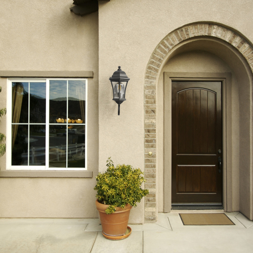 27"(H) 1-Pack Outdoor Wall Lantern with Dusk to Dawn Sensor, Black Weatherrproof Exterior Light Fixture with Clear Bubble Glass, Vintage Wall Sconce for Porch, Patio, Entryway, and Garage (No Bulb)、、eastwooduniform