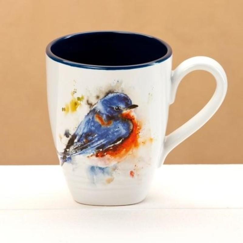Watercolor Bird Mugs by Artist Dean Crouser -High Quality, Beautiful! *、mySite、g9winljtr
