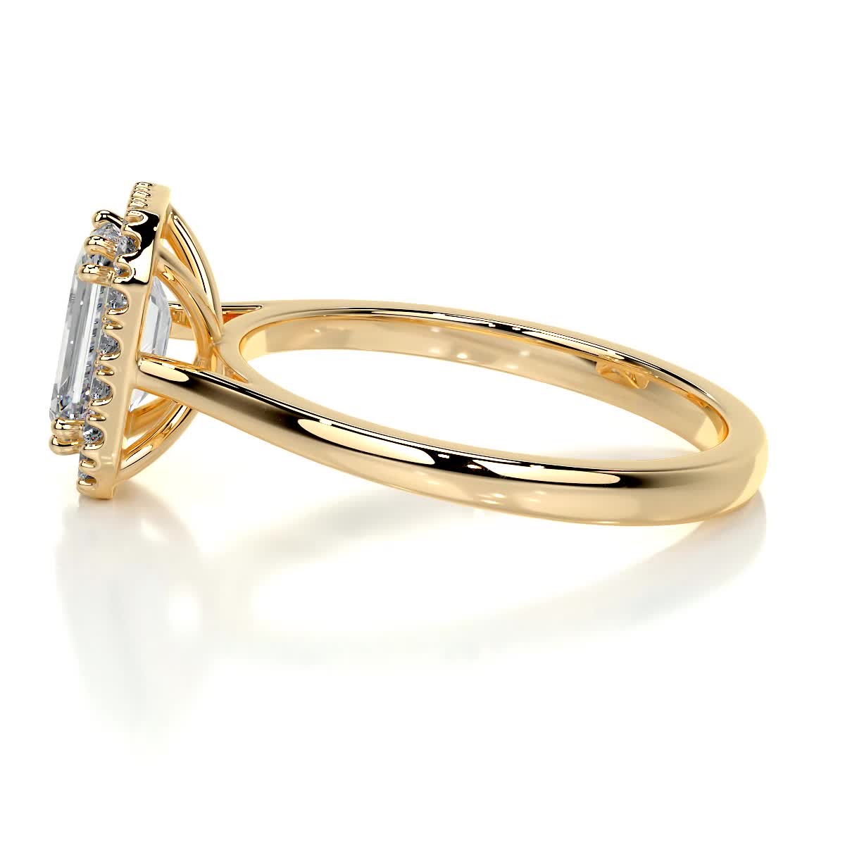Vanessa Lab Grown Diamond Ring -18K Yellow Gold、mySite、hinf8tx79