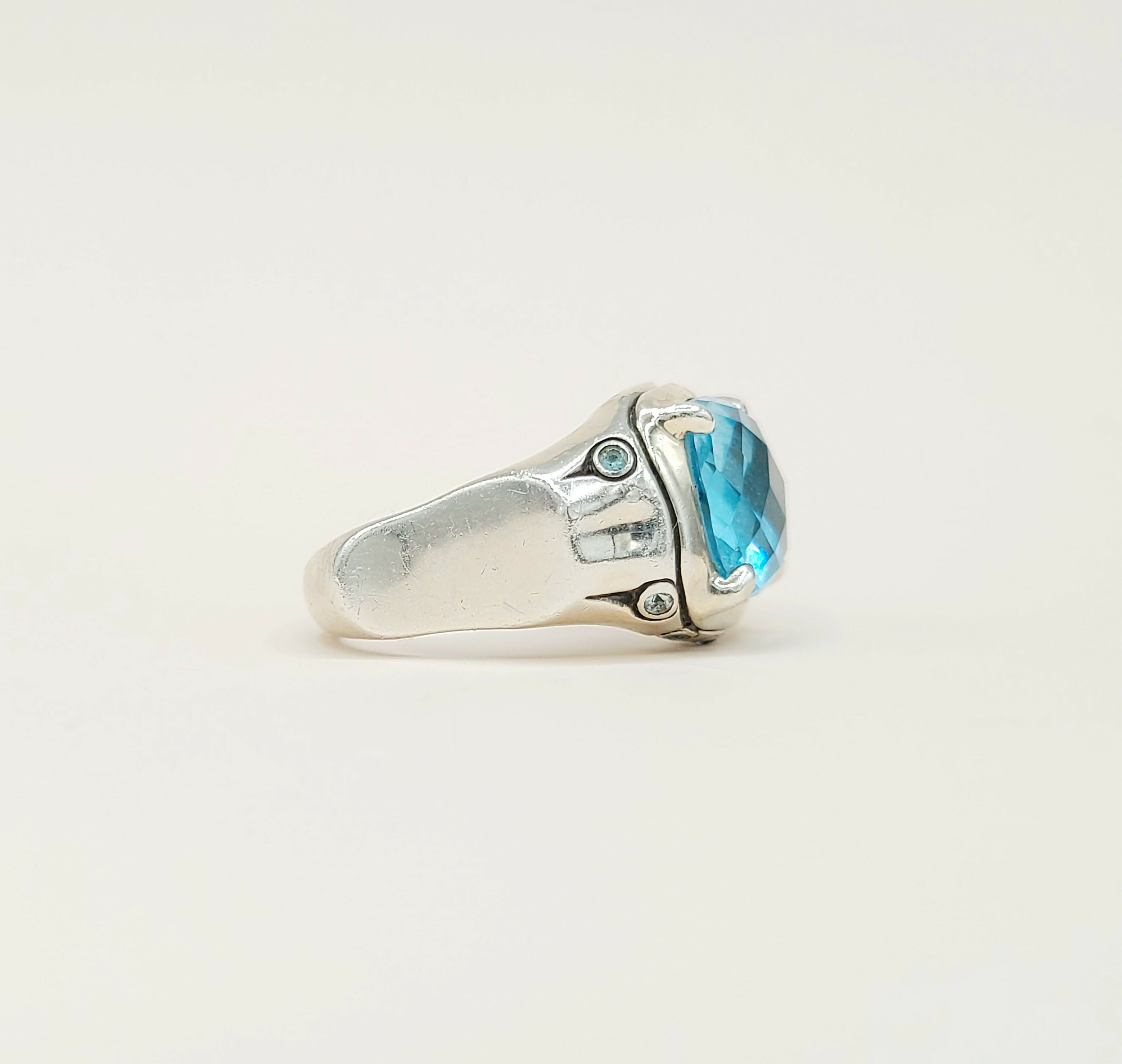John Hardy Bamboo Ring Blue Topaz、mySite、hinf8tx79