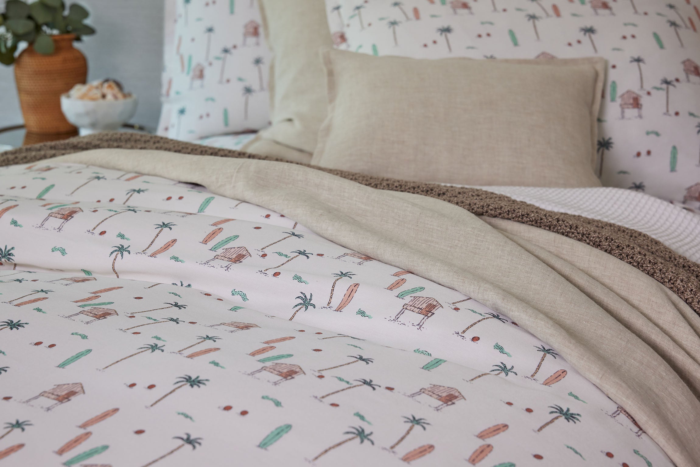  DH Surfside Linen Set 4PC、mySite、elrpsem3k