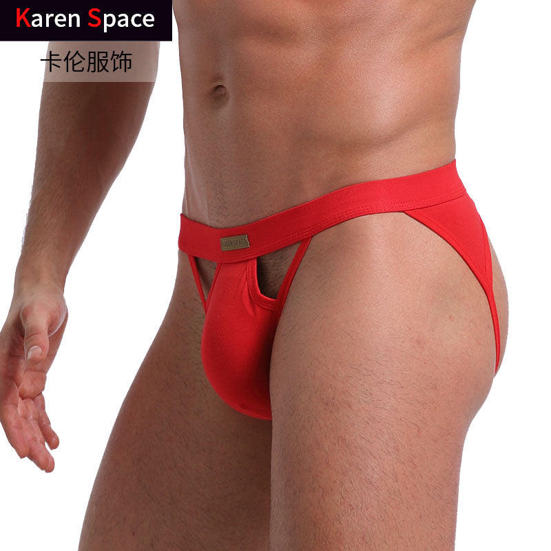 Karen Space Cotton Spandex Jockstrap | Stretch | Red | Airy Comfort、mySite、bottomscart