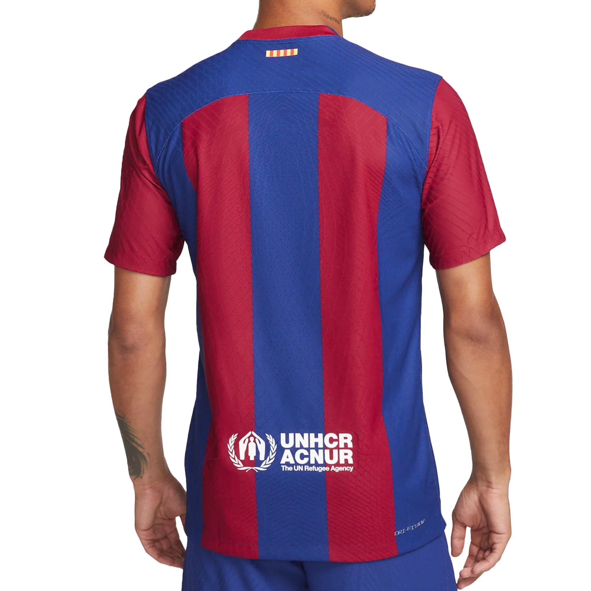 Nike Men's FC Barcelona 2023/24 Dri-FIT ADV Home Jersey Blue/Red、mySite、noshort