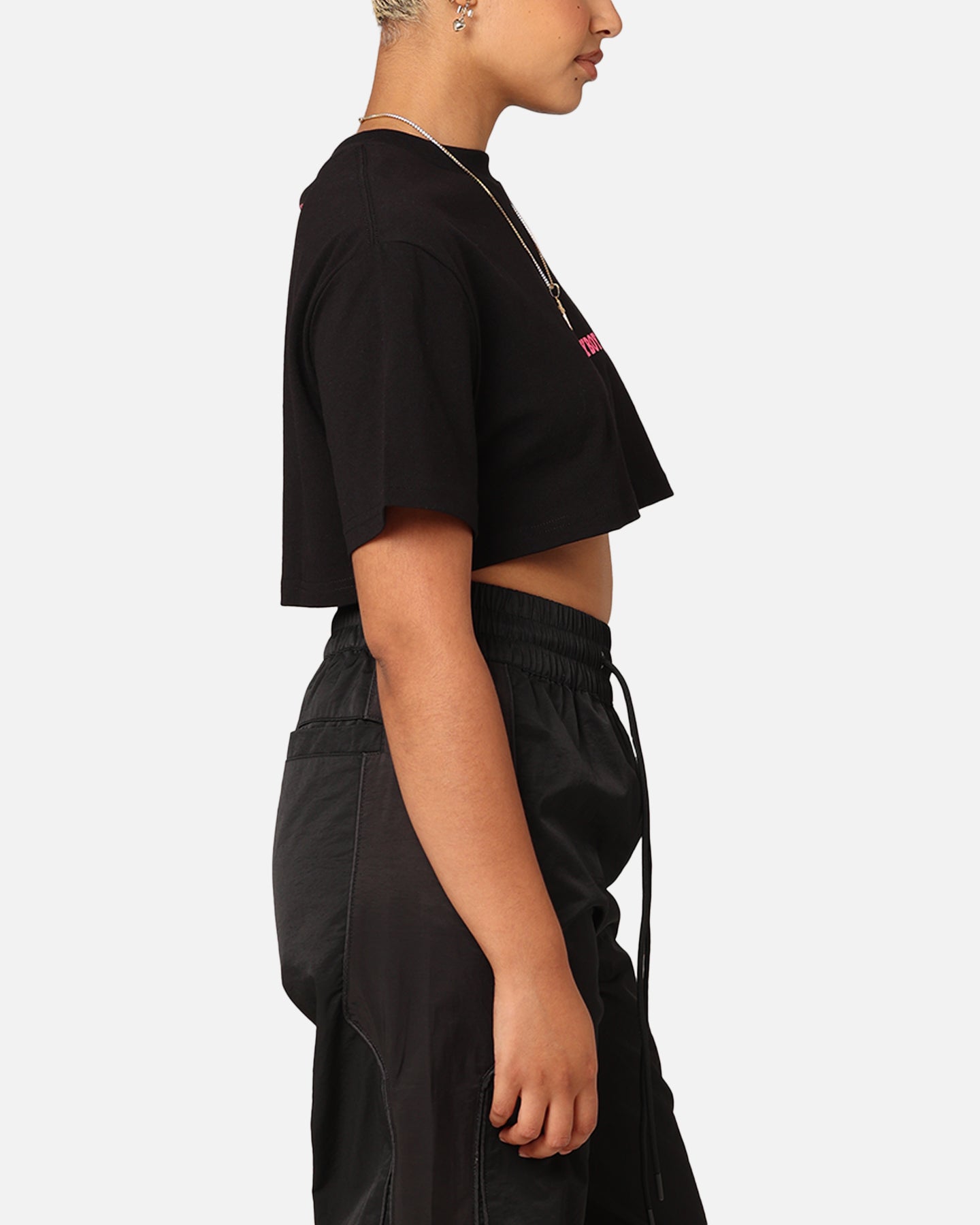 Playboy Women's SMU Cropped T-Shirt Black、mySite、zt4zffjzw