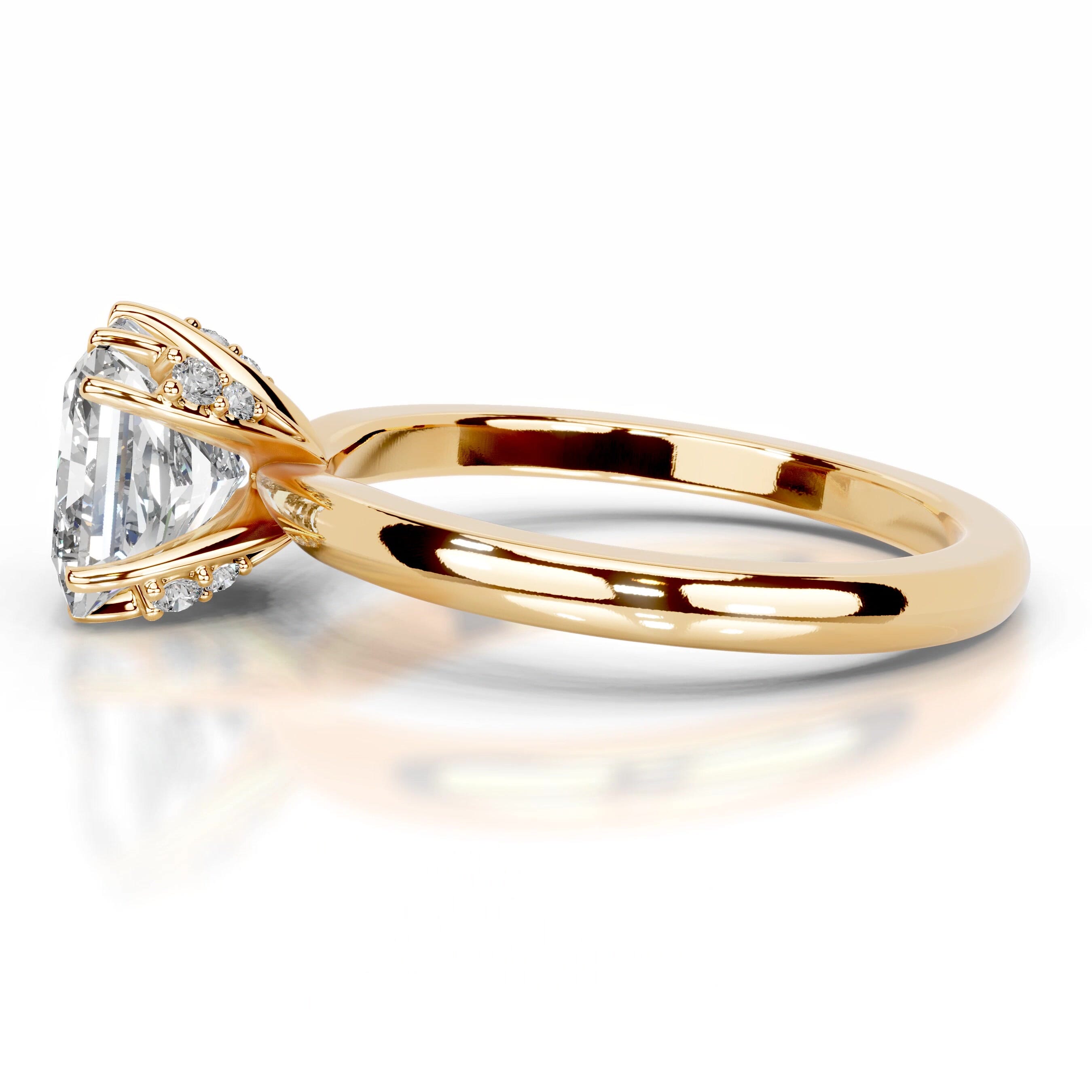 Collerina Diamond Engagement Ring - 18K Yellow Gold、mySite、hinf8tx79