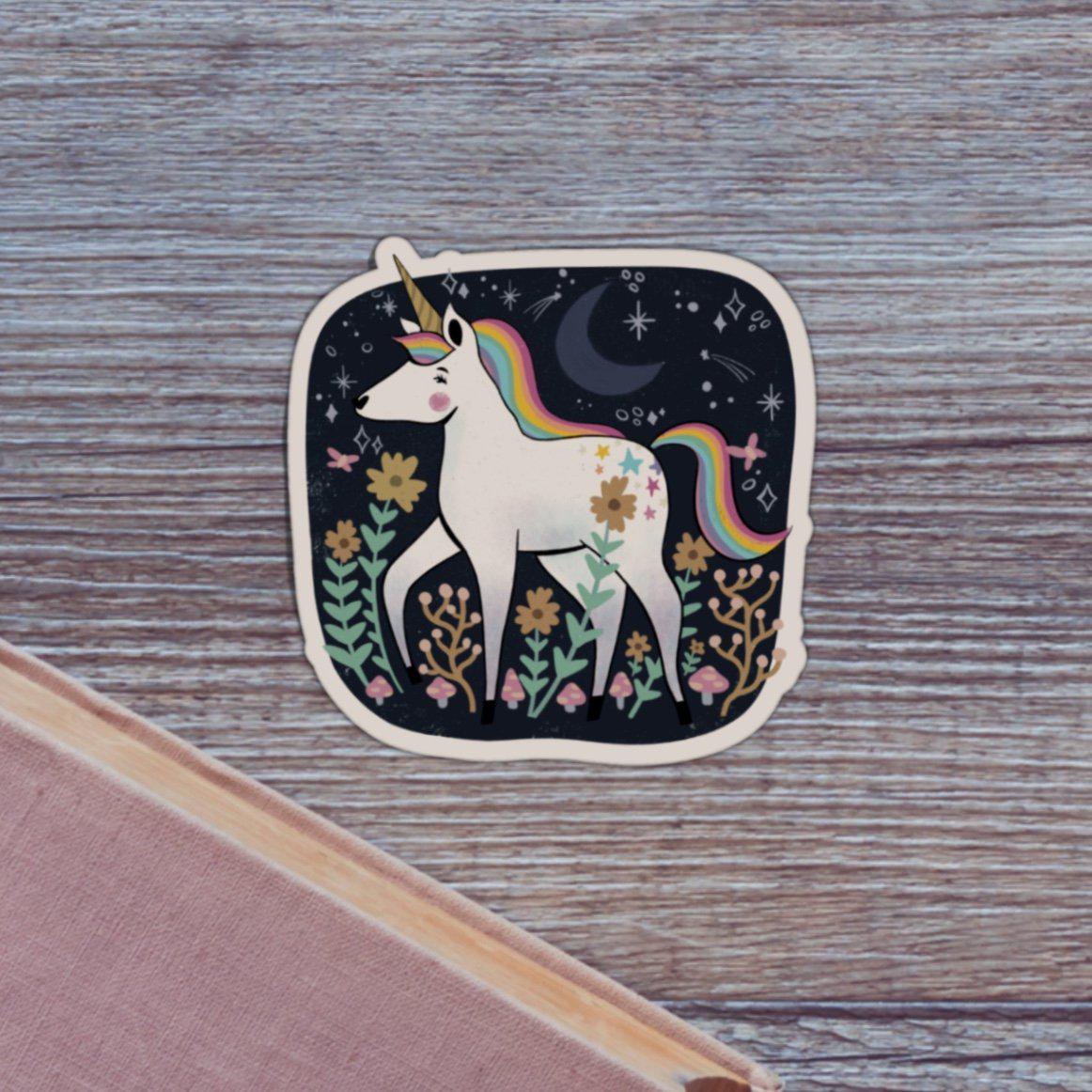  Unicorn Night Fairytale Sticker、mySite、elrpsem3k