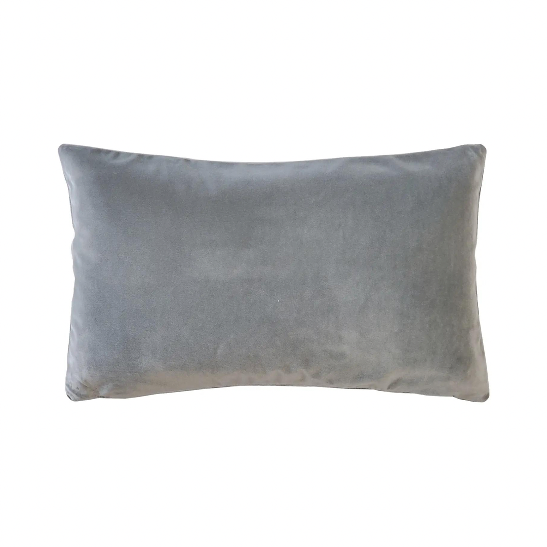  Cast Silver Velvet Accent Pillow、mySite、elrpsem3k