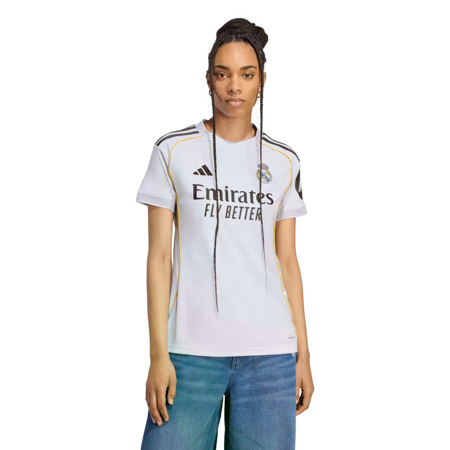 Adidas Real Madrid 25/26 Womens Home Jersey、mySite、noshort