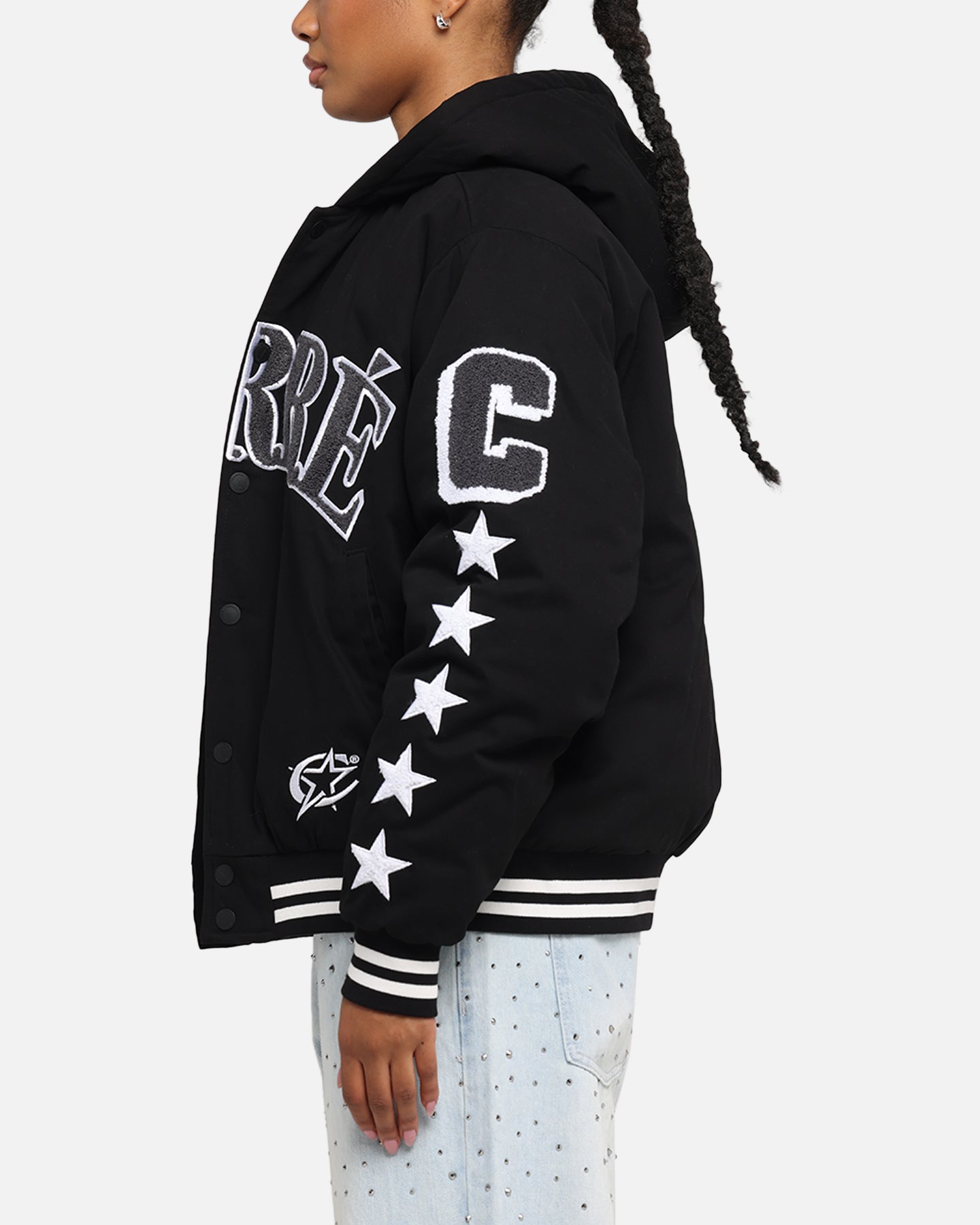 Carre C-Star Varsity Jacket Black、mySite、zt4zffjzw