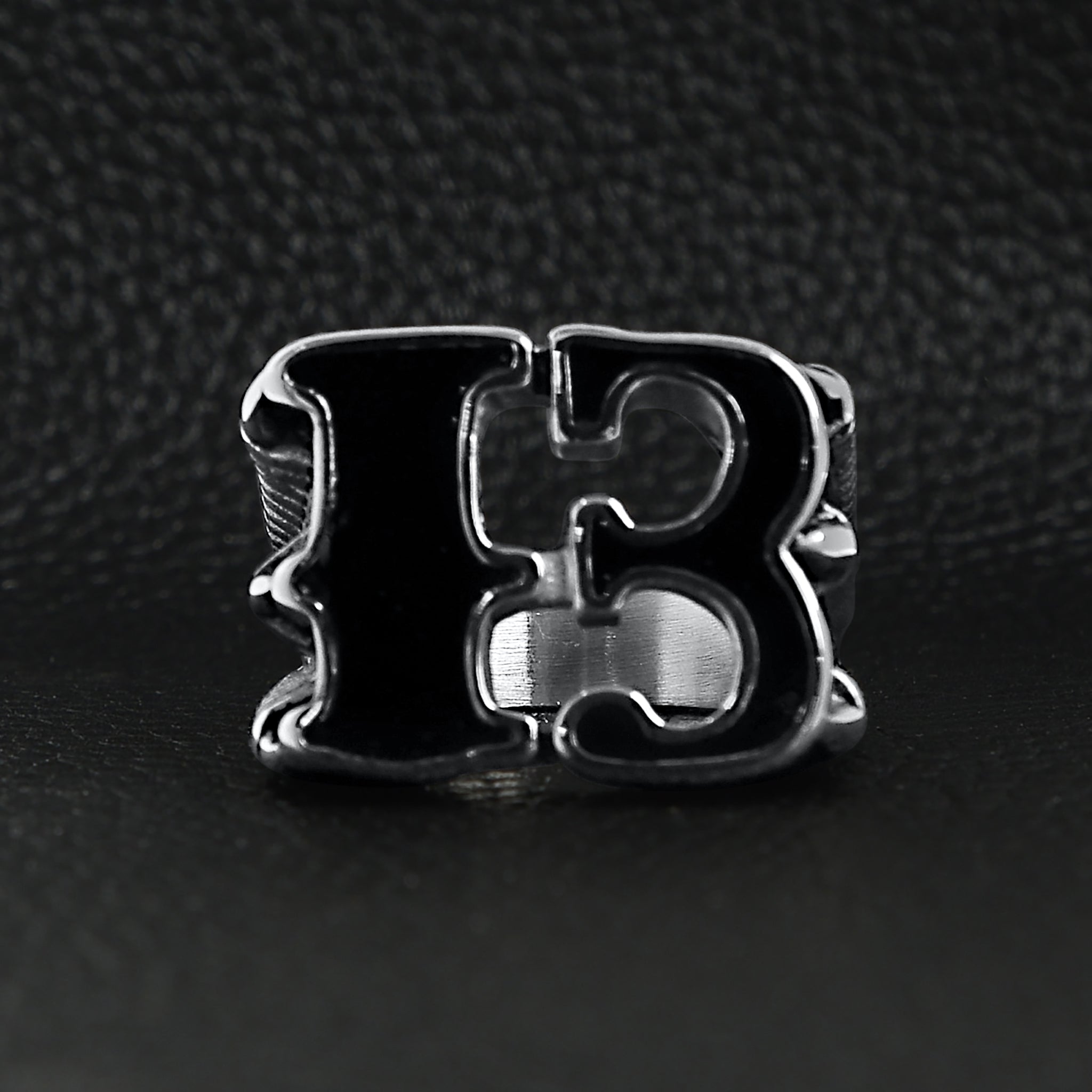 Stainless Steel Black Gothic 13 Dragon Claw Signet Ring / SCR4089、mySite、dreamappss