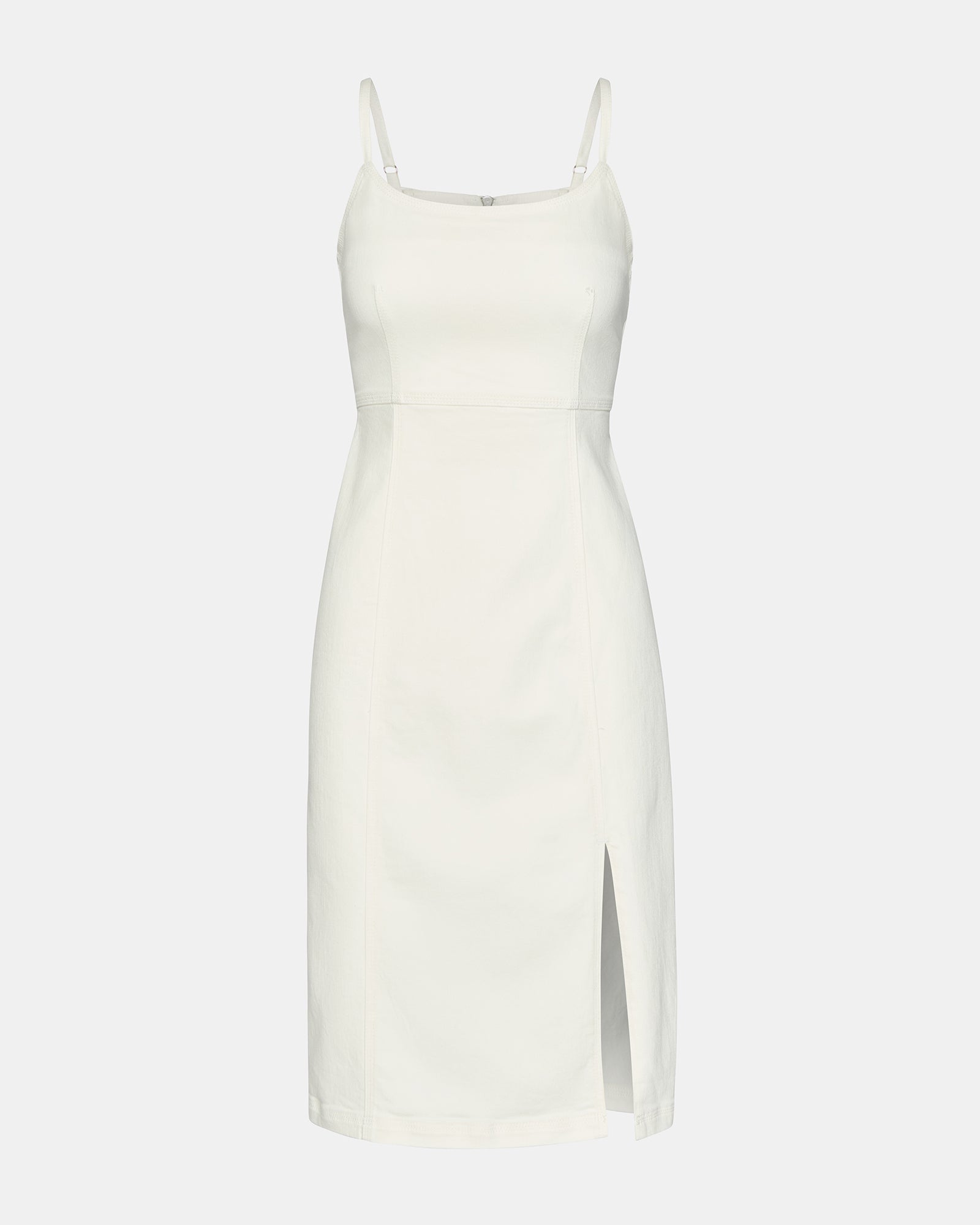 GISELLE DENIM DRESS WHITE、mySite、gtrtttuynbv