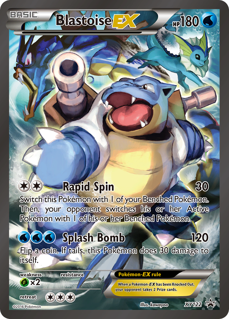 Blastoise EX (XY122) XY: Black Star Promos、mySite、waistdrama