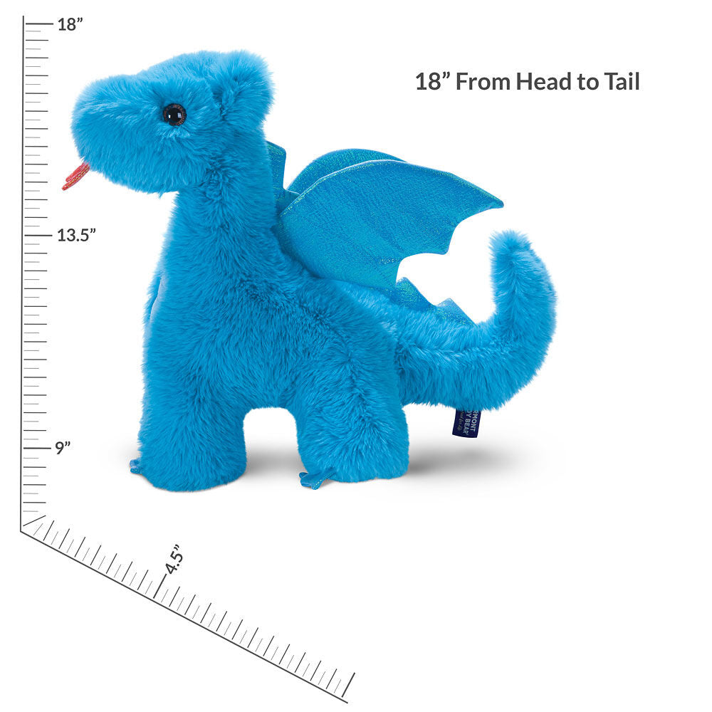 18 In. Oh So Soft Blue Dragon、mySite、g9winljtr