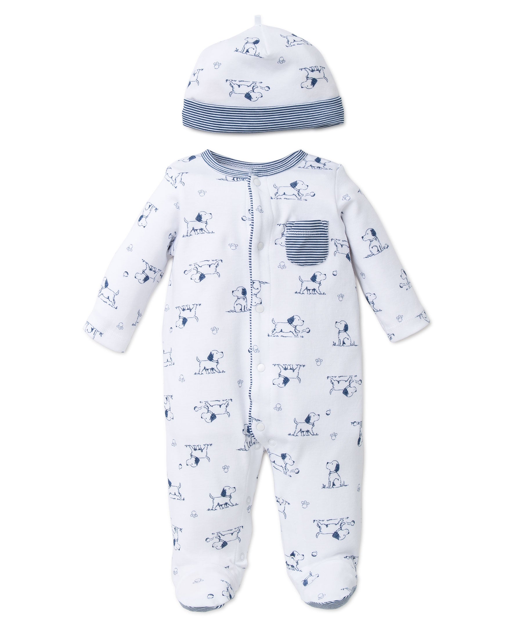  Puppy Toile Footed One-Piece And Hat、mySite、layawaytickets