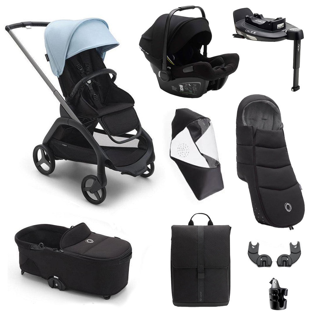  Bugaboo Dragonfly Ultimate + Turtle Air Travel System、mySite、merchandisen