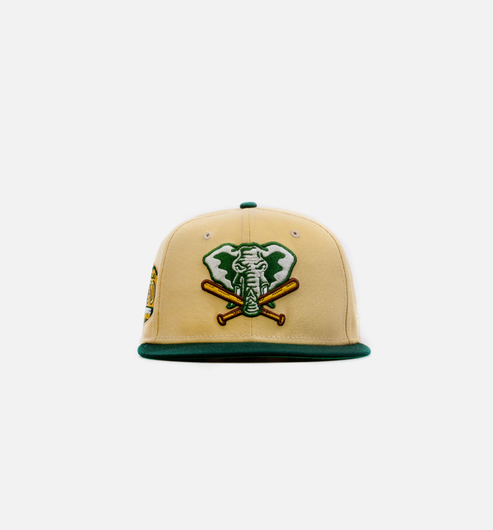 Oakland A's Gold Dome 59Fifty Mens Fitted Hat - Gold/Green、mySite、dreamappss