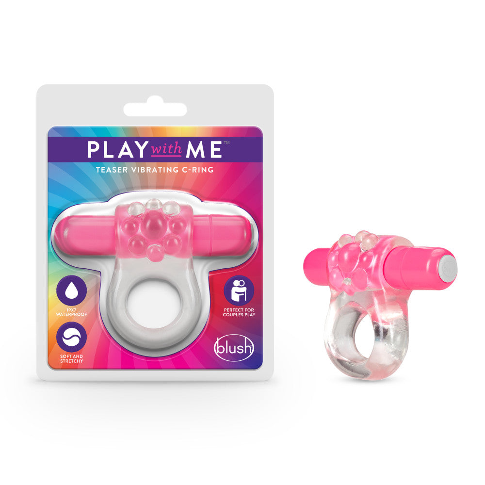 Play With Me By Blush® | Teaser: Pink Vibrating Penis Ring、mySite、bottomscart