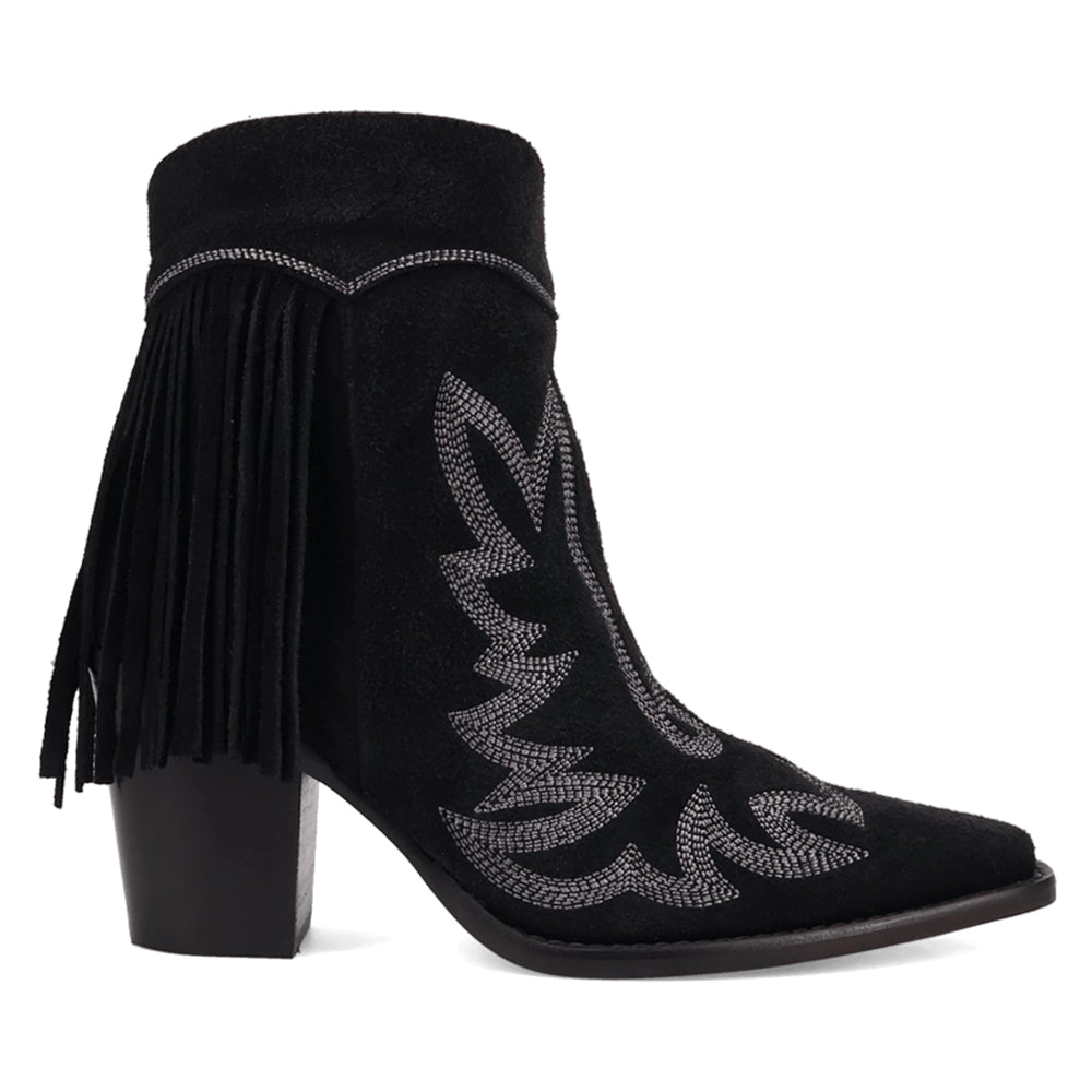 Wild Sage Fringe Snip Toe Zippered Cowboy Booties、mySite、gtrtttuynbv