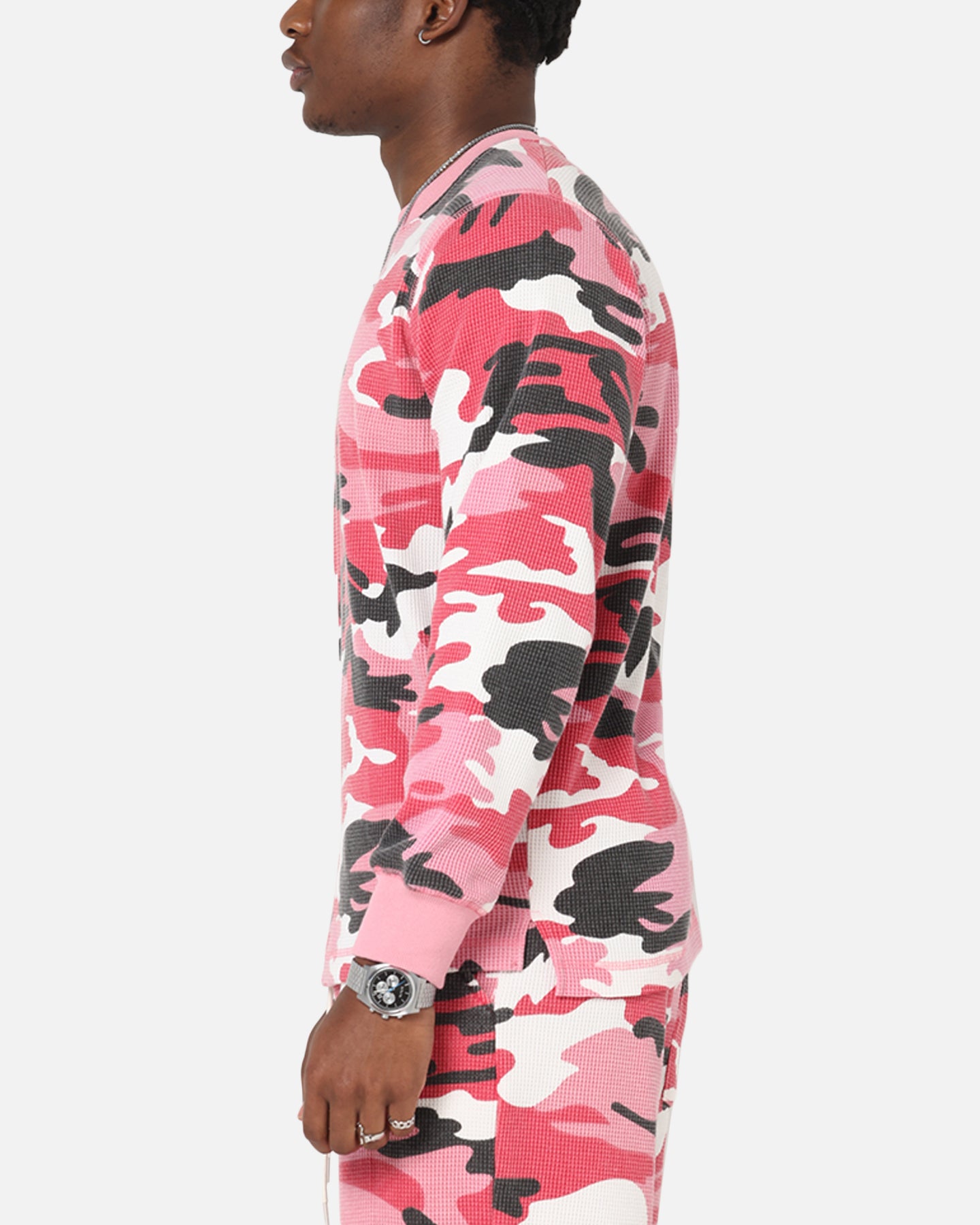 XXIII Printed Thermal Long Sleeve T-Shirt Pink Camo、mySite、zt4zffjzw