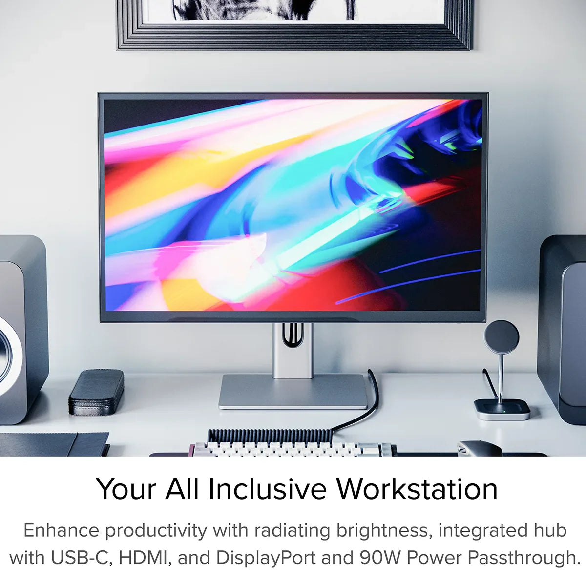 CLARITY 27 UHD 4K Monitor + Thunderbolt 4 BLAZE Hub、mySite、fannypackpong