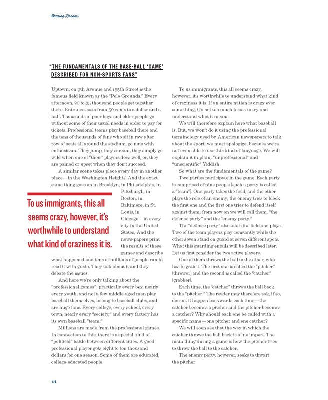  Chasing Dreams: Baseball and Becoming American、mySite、elrpsem3k