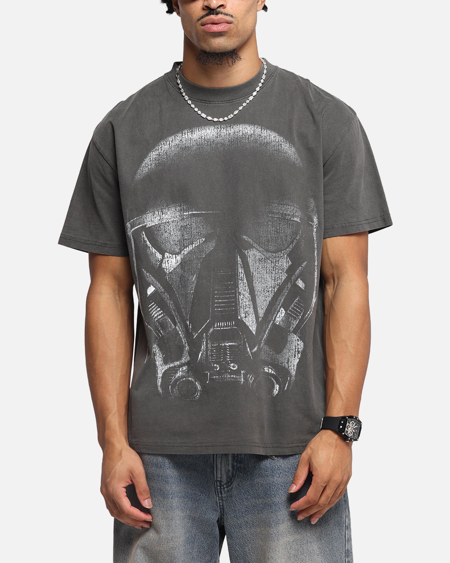 73 Studio Star Wars Death Trooper Vintage T-Shirt Black Wash、mySite、zt4zffjzw