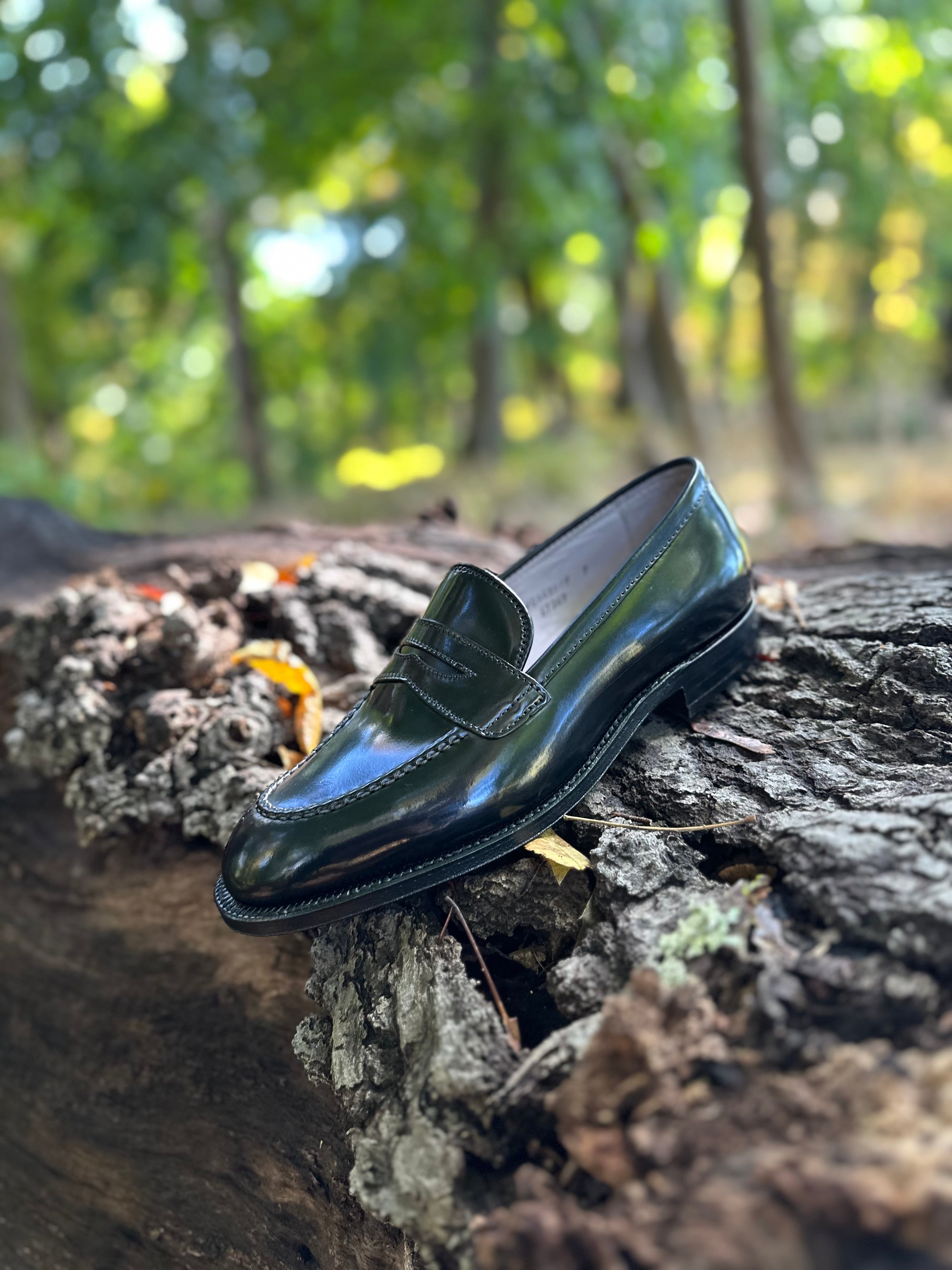  67269 - High Vamp Loafer in Black Shell Cordovan、mySite、preschool7hills