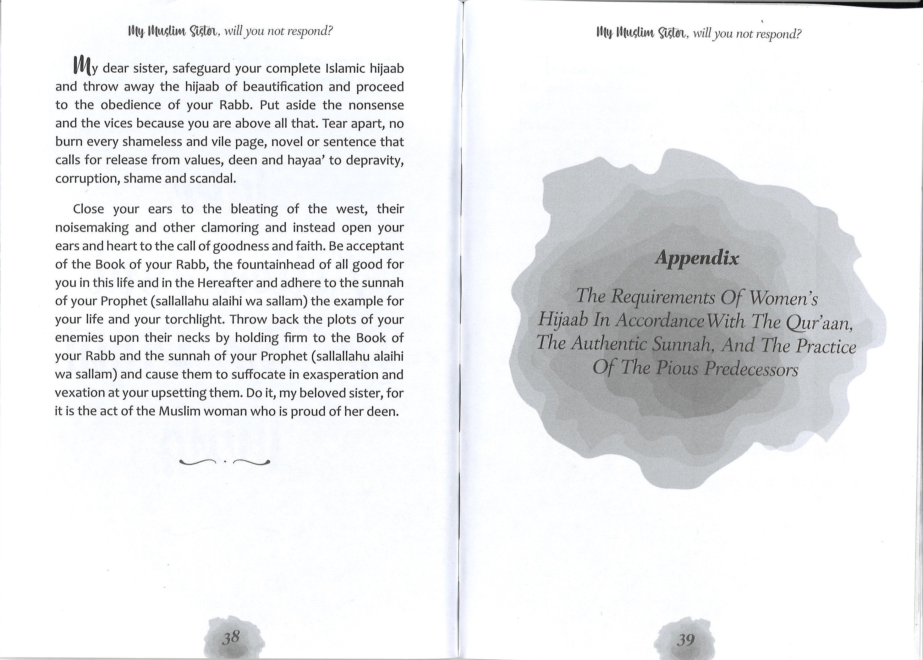 My Muslim Sister, will you not respond?、mySite、topwebapps