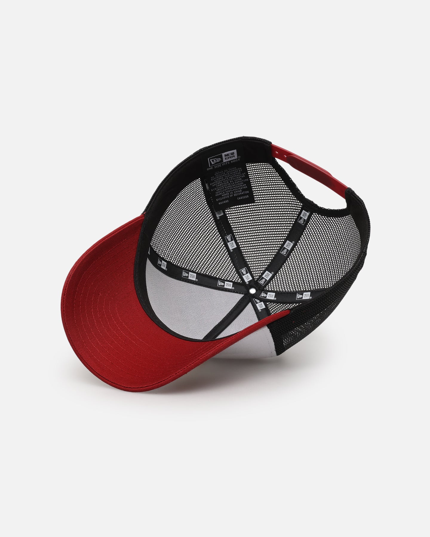 New Era AS Roma 9FORTY A-Frame Trucker Snapback White、mySite、zt4zffjzw