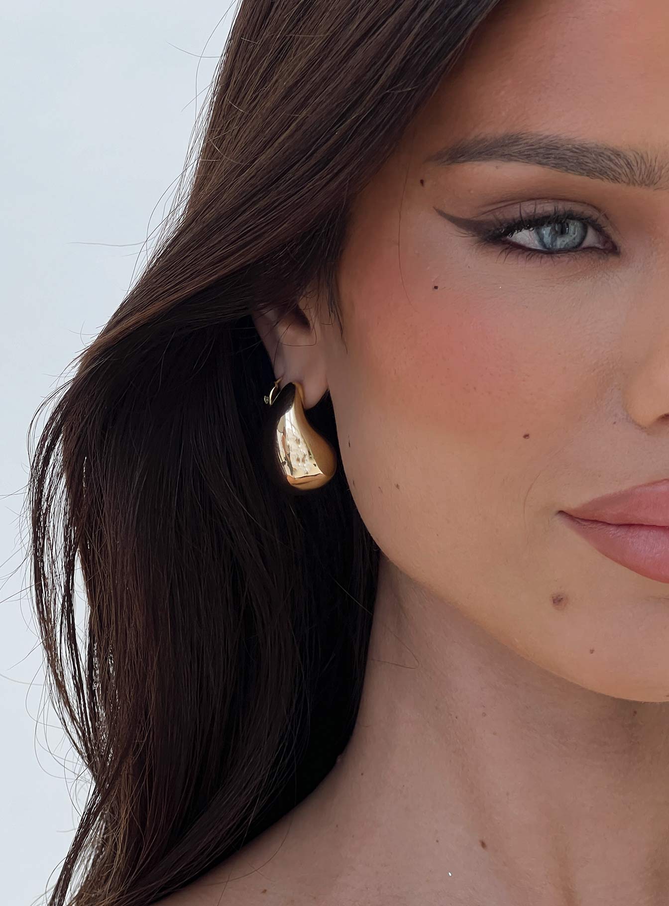 Dazzling Teardrop Earring Gold、mySite、solidvoid