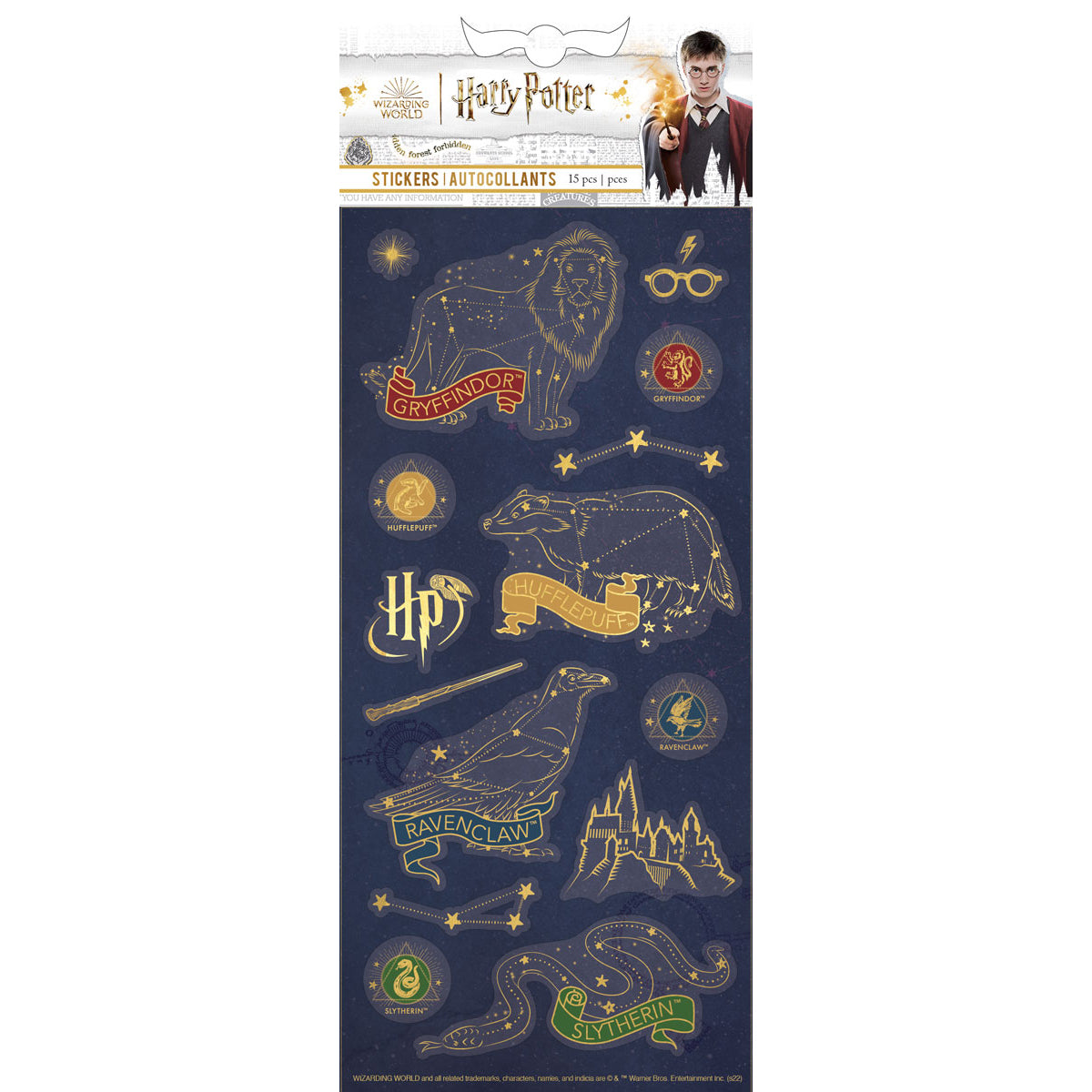  Harry Potter House Constellations Foil Stickers、mySite、ghnorth