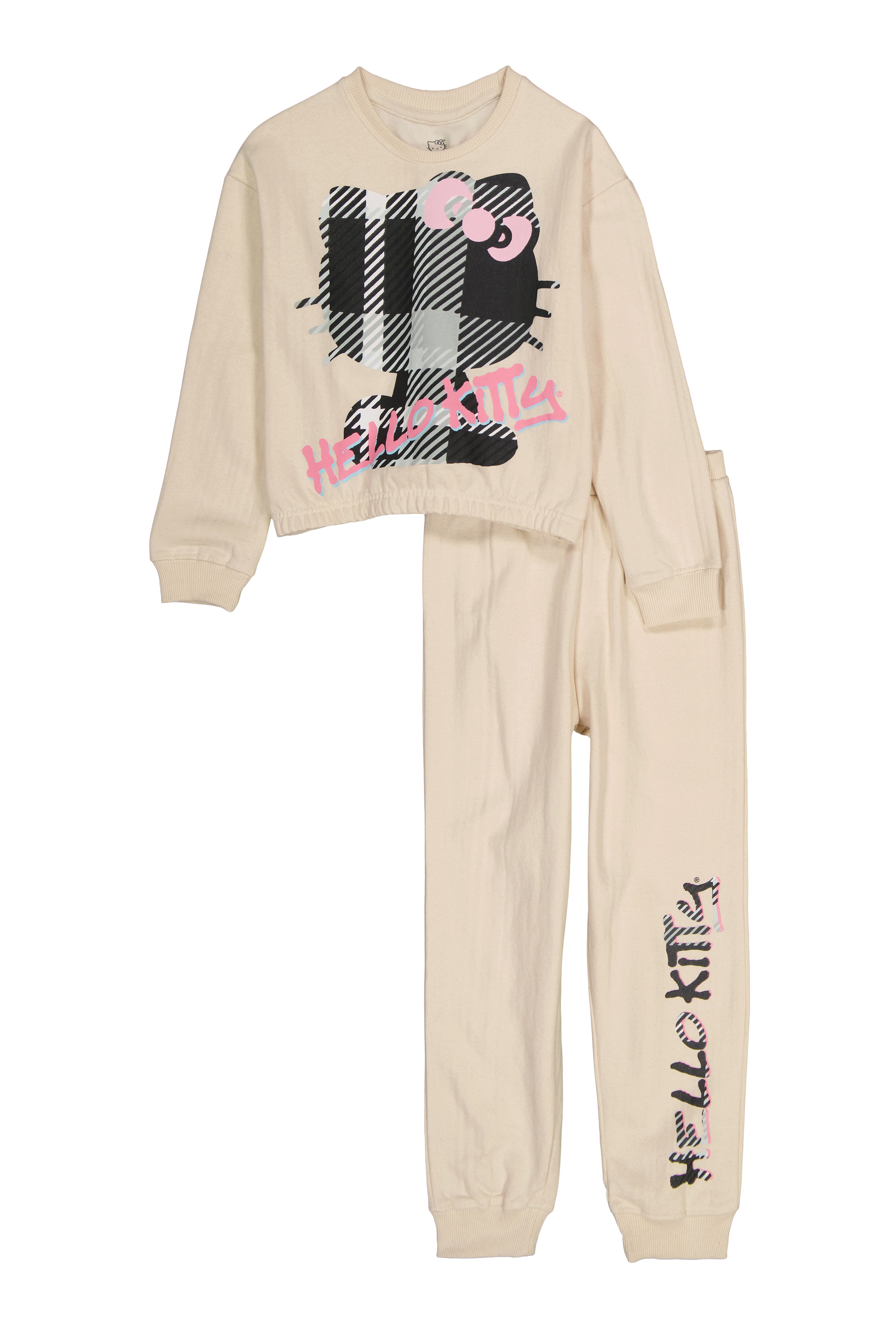 Girls Hello Kitty Graphic Sweatshirt and Joggers、mySite、camillekostekn