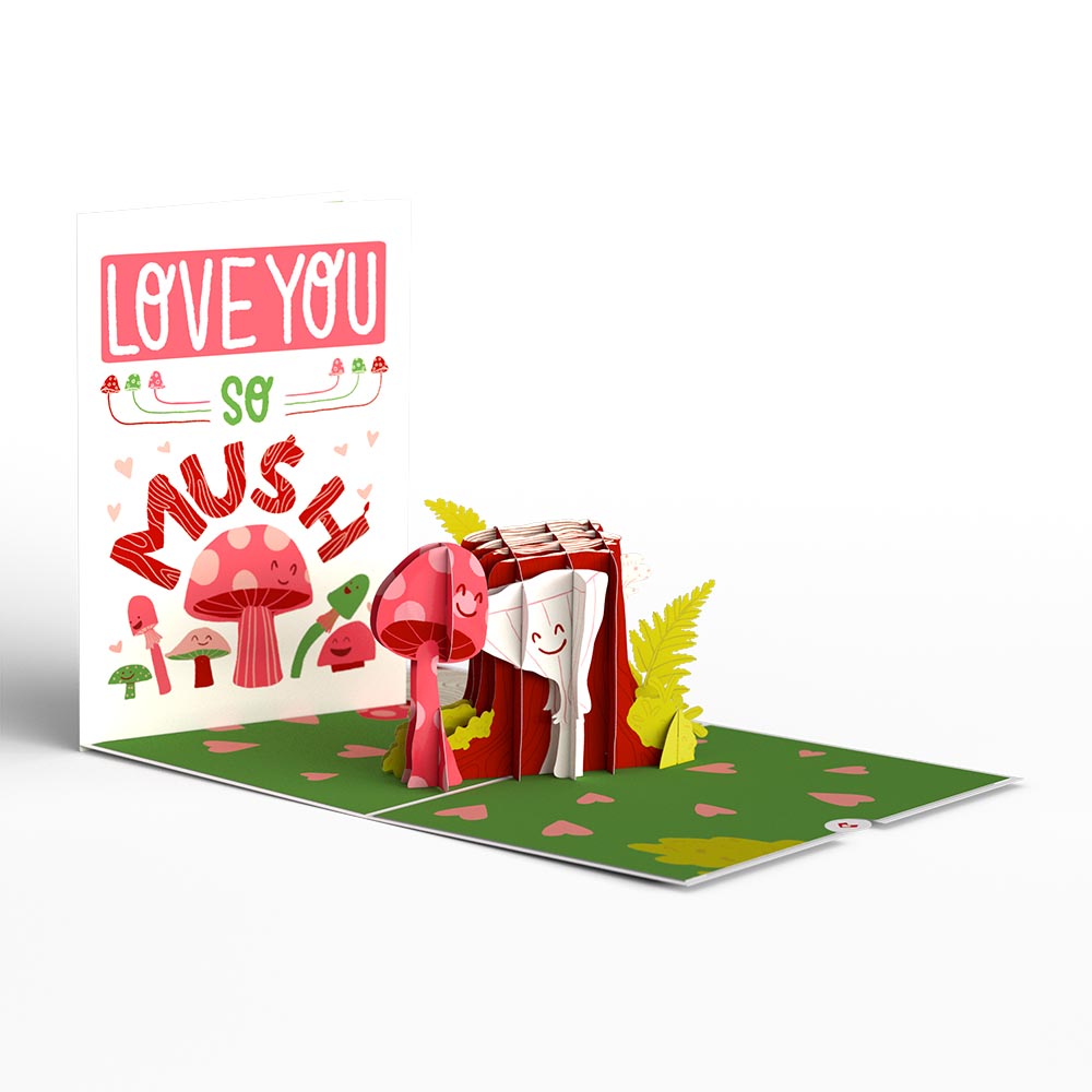 Love You So Mush Pop-Up Card、mySite、solidvoid