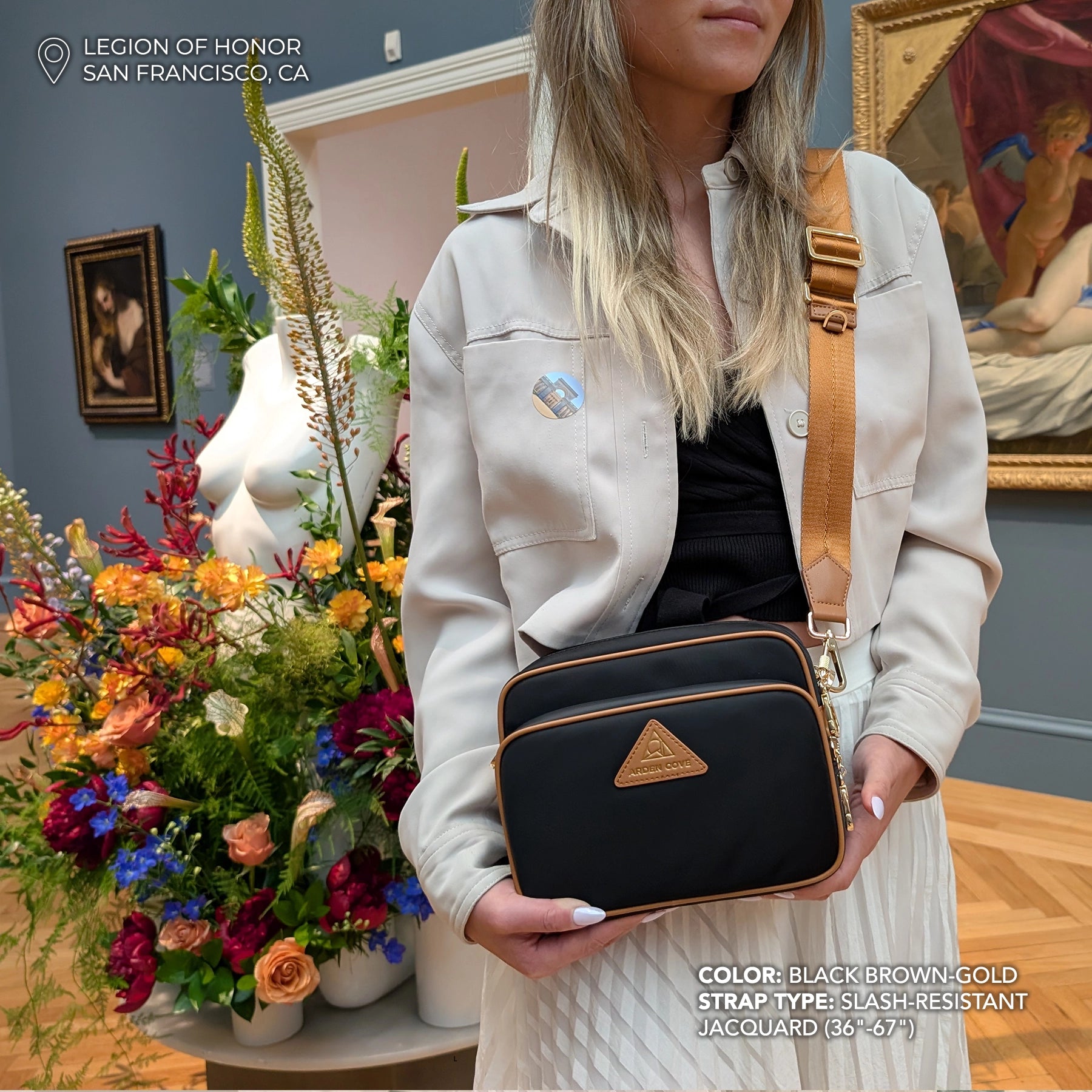 Crissy Full Crossbody with Locking Clasps Strap、mySite、garagedoors4me