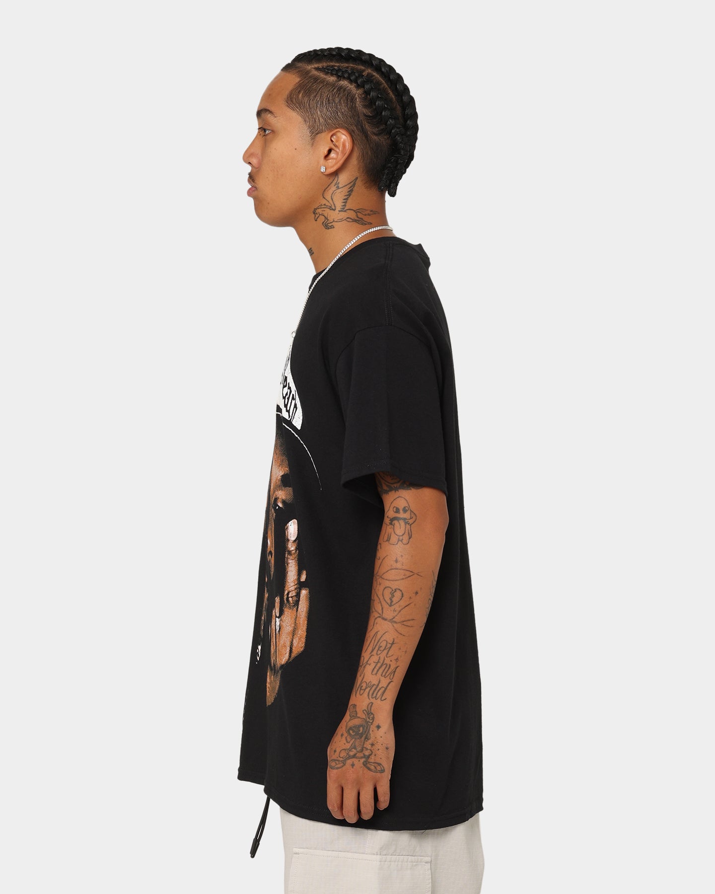 Snoop Dogg Face T-Shirt Black、mySite、zt4zffjzw