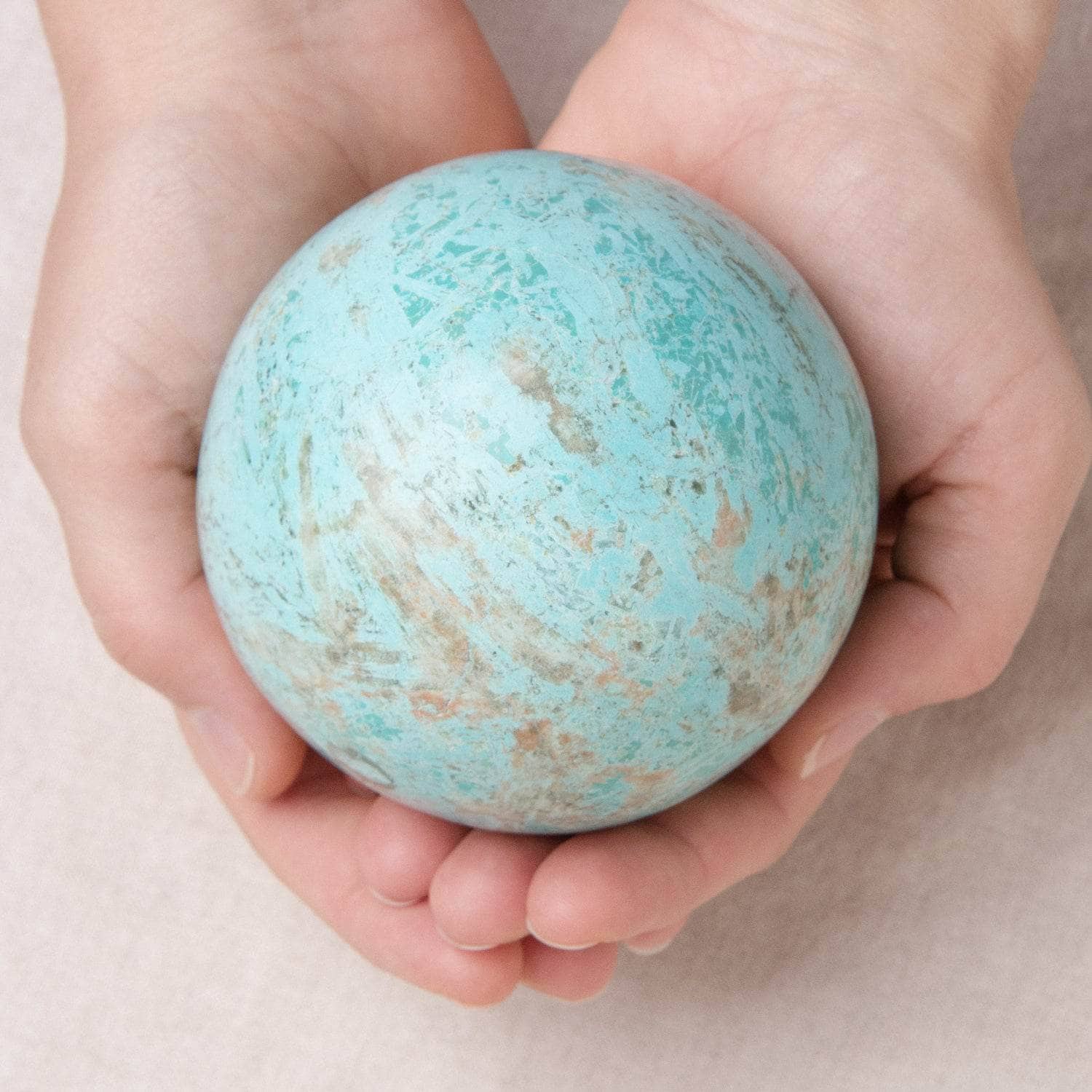 Natural Peruvian Turquoise Sphere - AAA Premium Quality、mySite、hinf8tx79