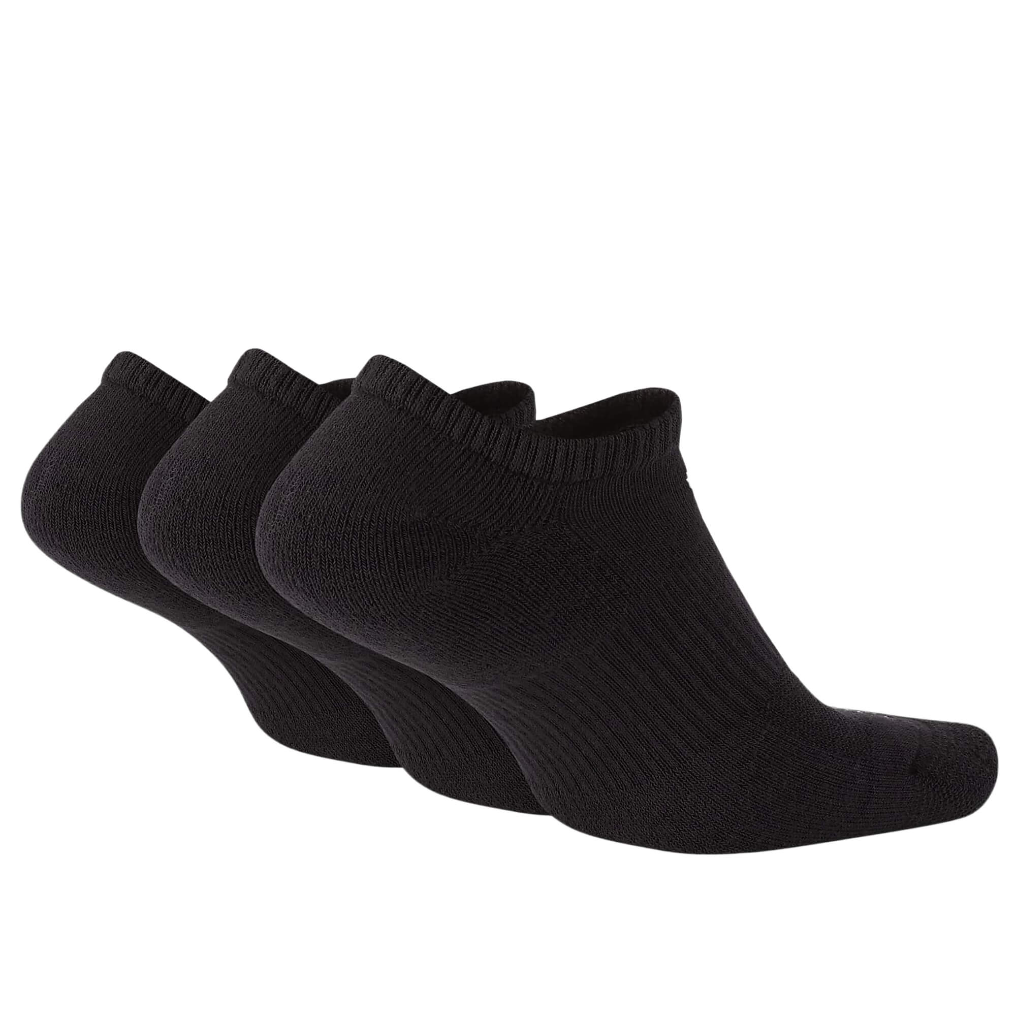 Nike Everyday Plus Cushioned No-Show (3 pair) Socks Black/White、mySite、noshort
