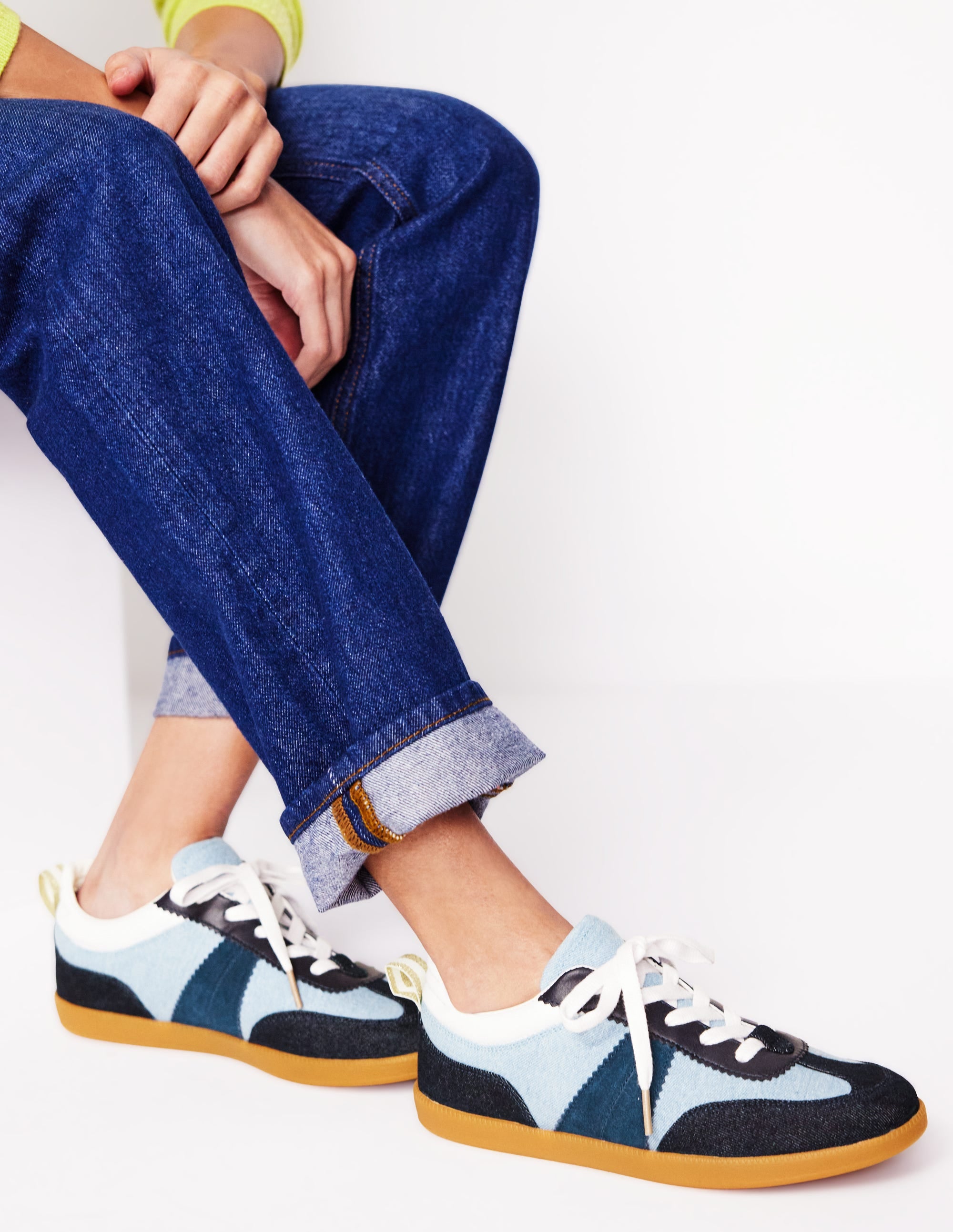  Erin Retro Tennis Trainers-Denim、mySite、ashleygrahame