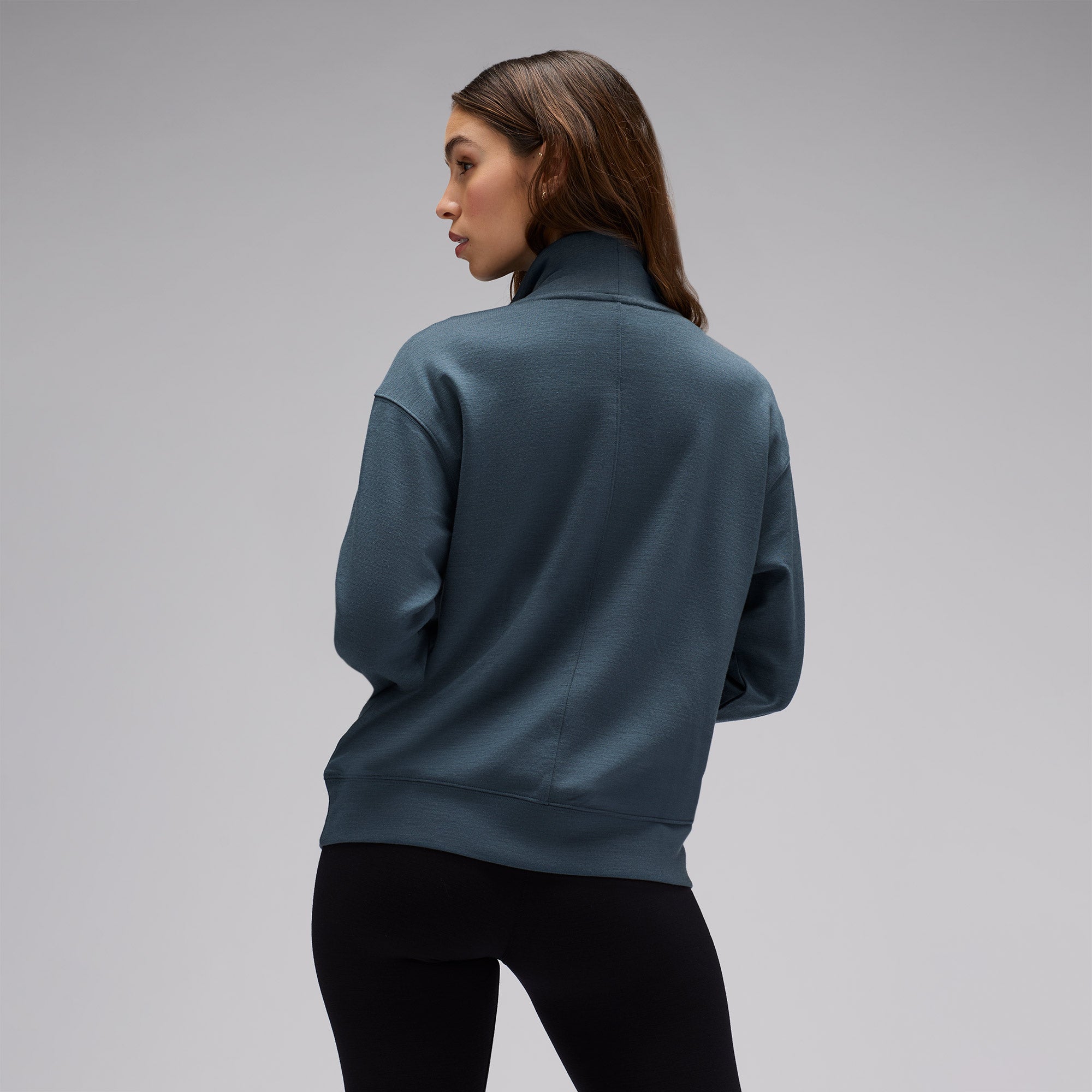 Women's Merino Transit Quarter Zip、mySite、noshort