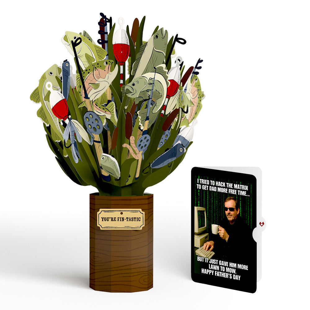 Fin-tastic Fish Father's Day Bouquet and Matrix Hacker Sentiment Set、mySite、solidvoid