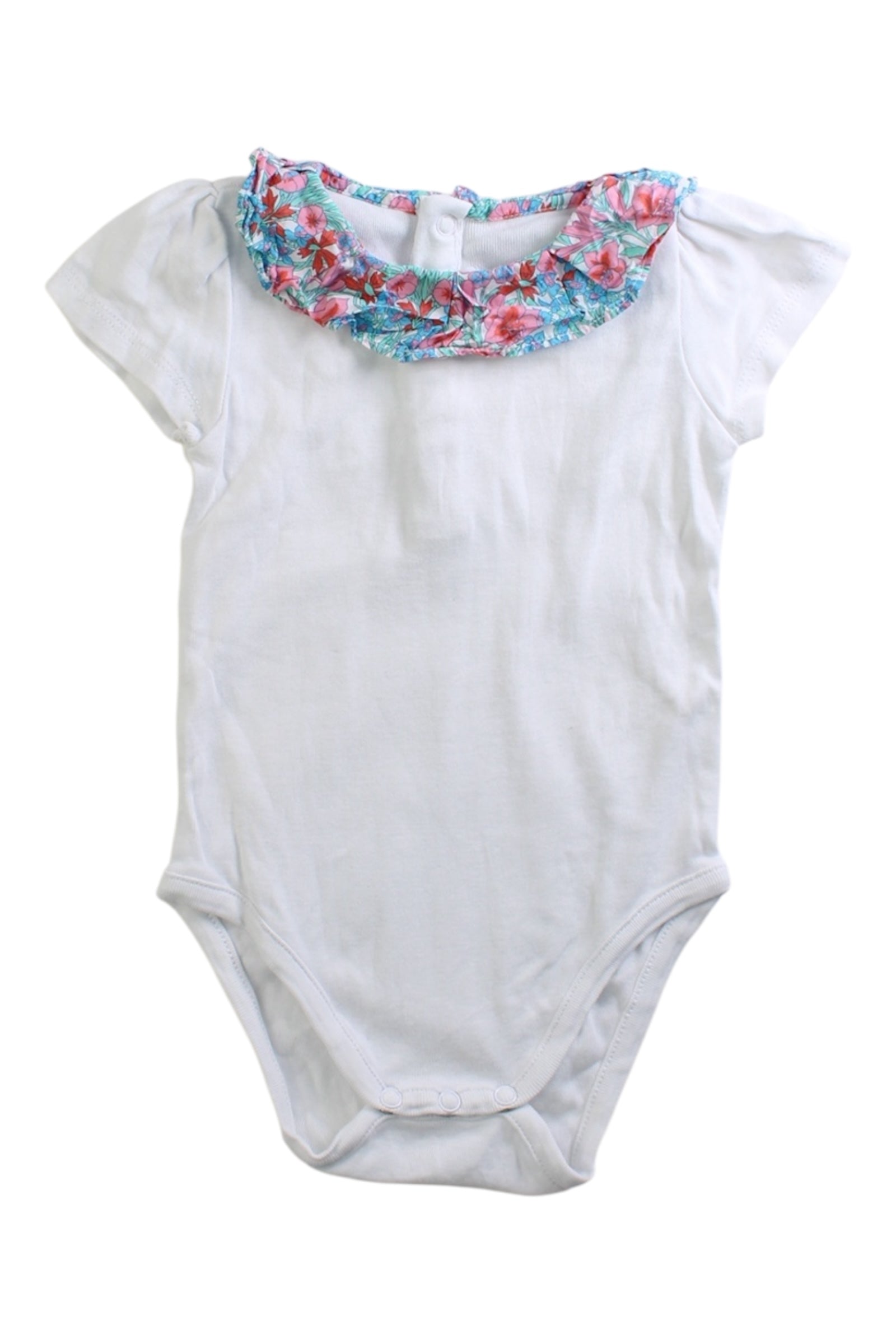 Jacadi Ruffled Collar Bodysuit 6-12M、mySite、g9winljtr
