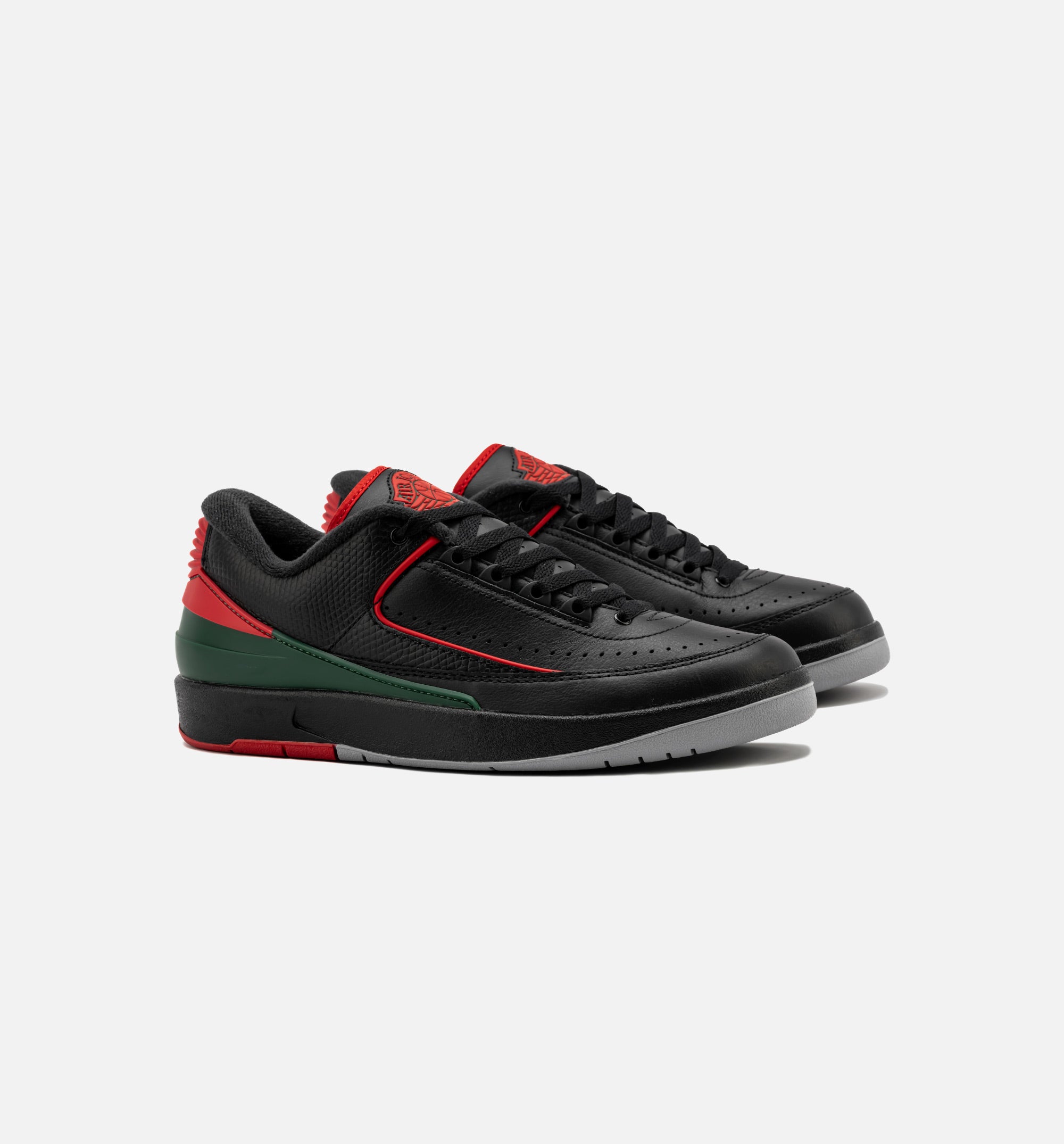 Air Jordan 2 Retro Low Christmas Mens Lifestyle Shoe - Black/Fire Red/Cement Grey、mySite、dreamappss